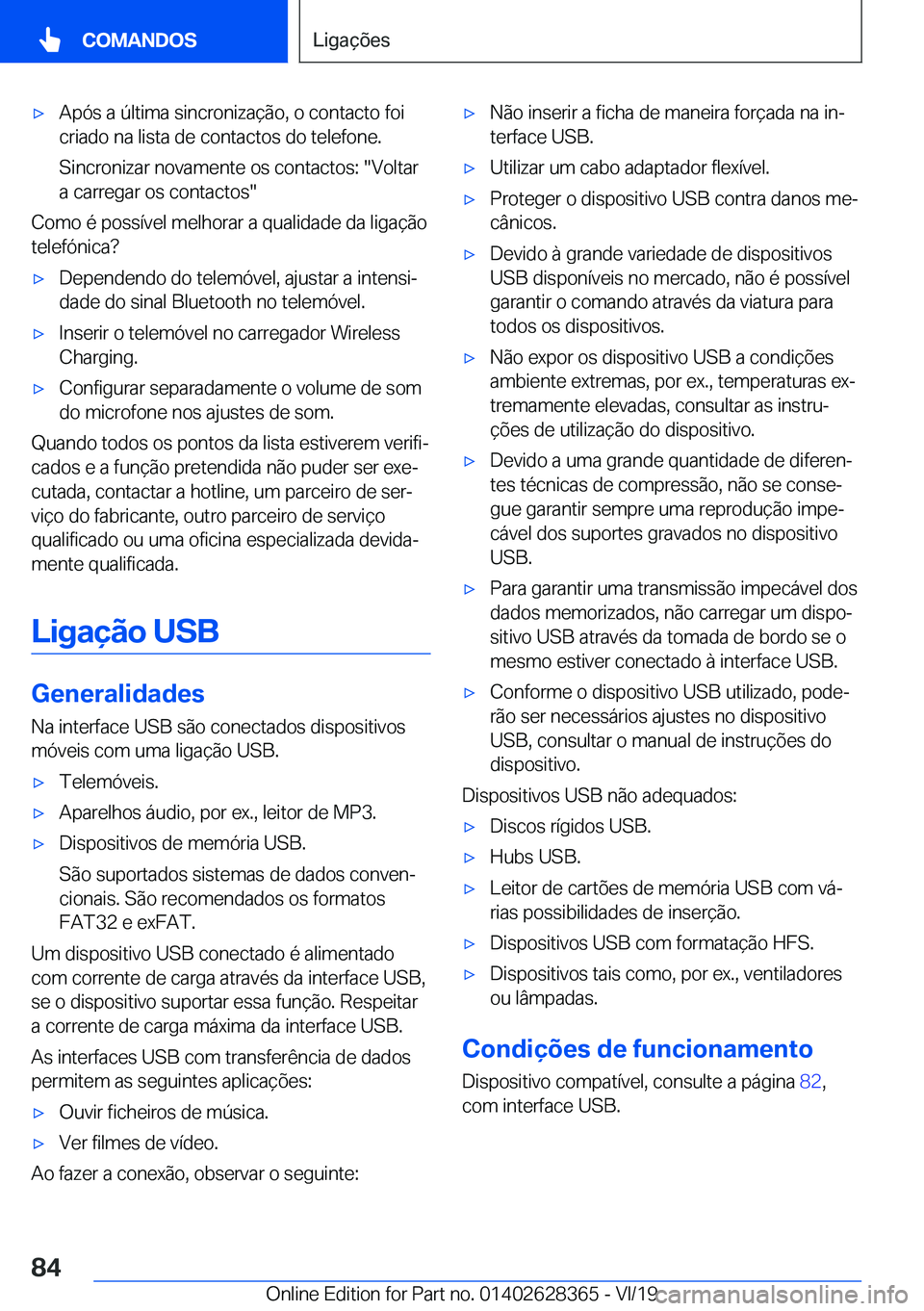 BMW 8 SERIES COUPE 2020  Manual do condutor (in Portuguese) x�A�p�ó�s��a��