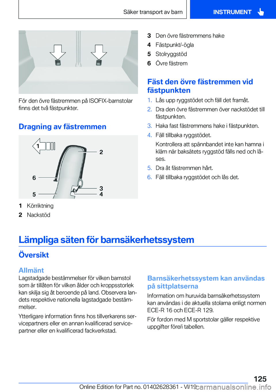 BMW 8 SERIES COUPE 2020  InstruktionsbÖcker (in Swedish) �F�