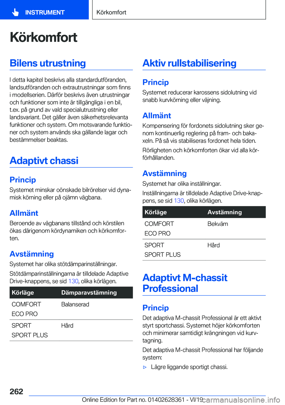 BMW 8 SERIES COUPE 2020  InstruktionsbÖcker (in Swedish) �K�
