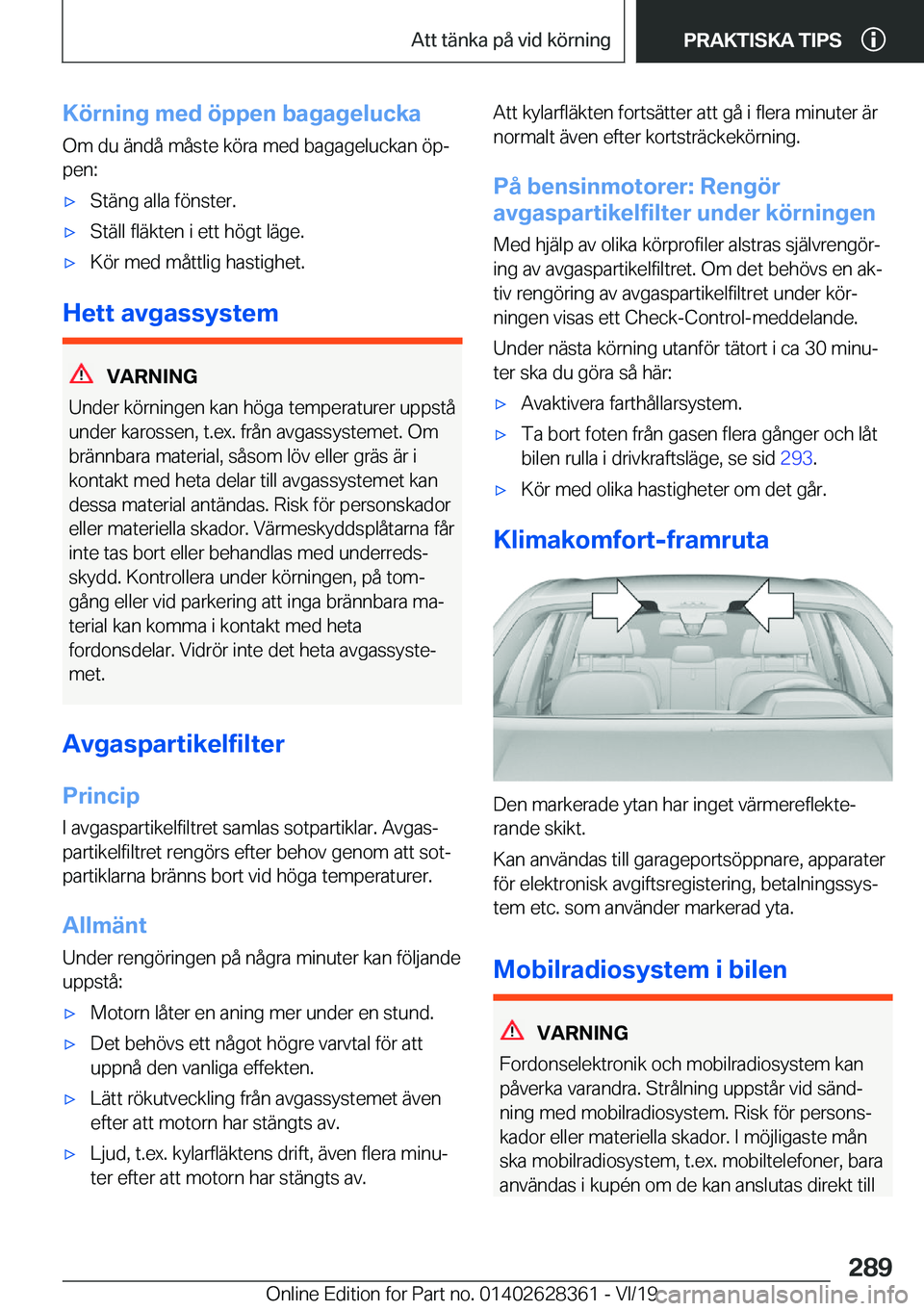 BMW 8 SERIES COUPE 2020  InstruktionsbÖcker (in Swedish) �K�