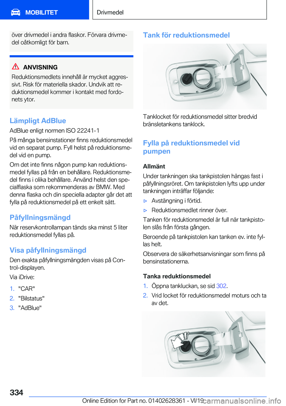 BMW 8 SERIES COUPE 2020  InstruktionsbÖcker (in Swedish) �