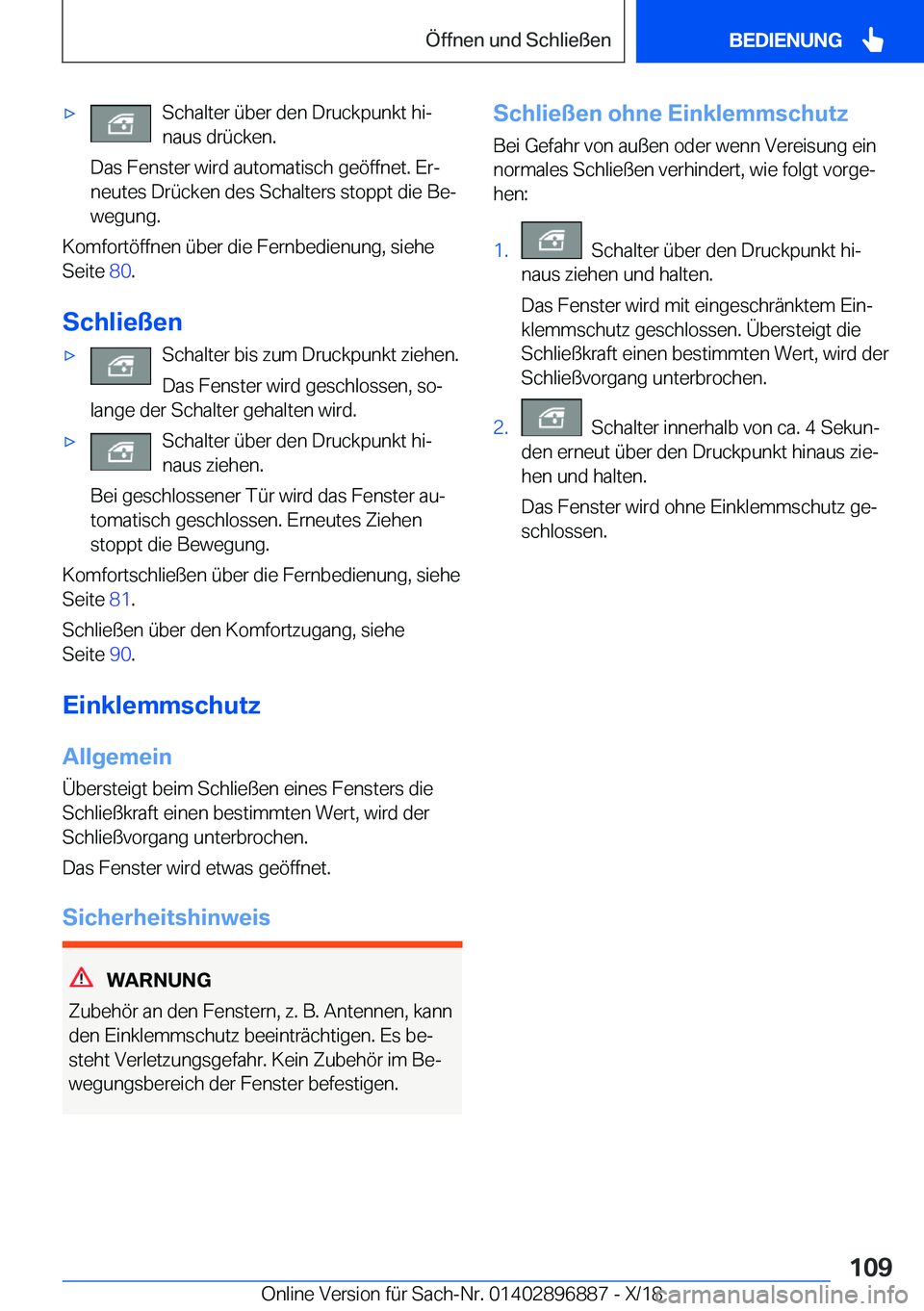 BMW 8 SERIES COUPE 2019  Betriebsanleitungen (in German) x�S�c�h�a�l�t�e�r��
