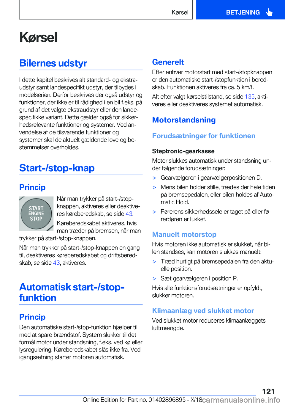 BMW 8 SERIES COUPE 2019  InstruktionsbØger (in Danish) �K�