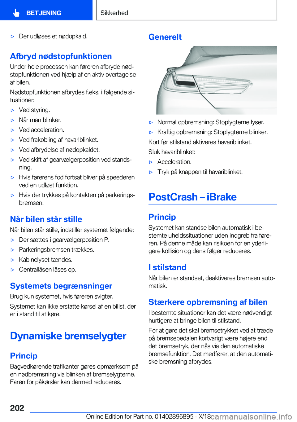 BMW 8 SERIES COUPE 2019  InstruktionsbØger (in Danish) 'x�D�e�r��u�d�l�