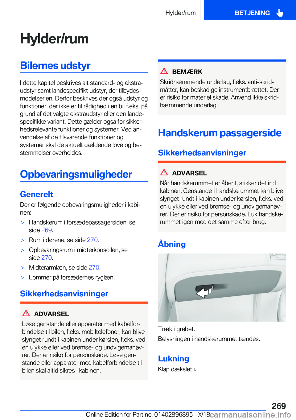 BMW 8 SERIES COUPE 2019  InstruktionsbØger (in Danish) �H�y�l�d�e�r�/�r�u�m�B�i�l�e�r�n�e�s��u�d�s�t�y�r
�I��d�e�t�t�e��k�a�p�i�t�e�l��b�e�s�k�r�i�v�e�s��a�l�t��s�t�a�n�d�a�r�d�-��o�g��e�k�s�t�r�aj
�u�d�s�t�y�r��s�a�m�t��l�a�n�d�e�s�p�e�c�i�f�i