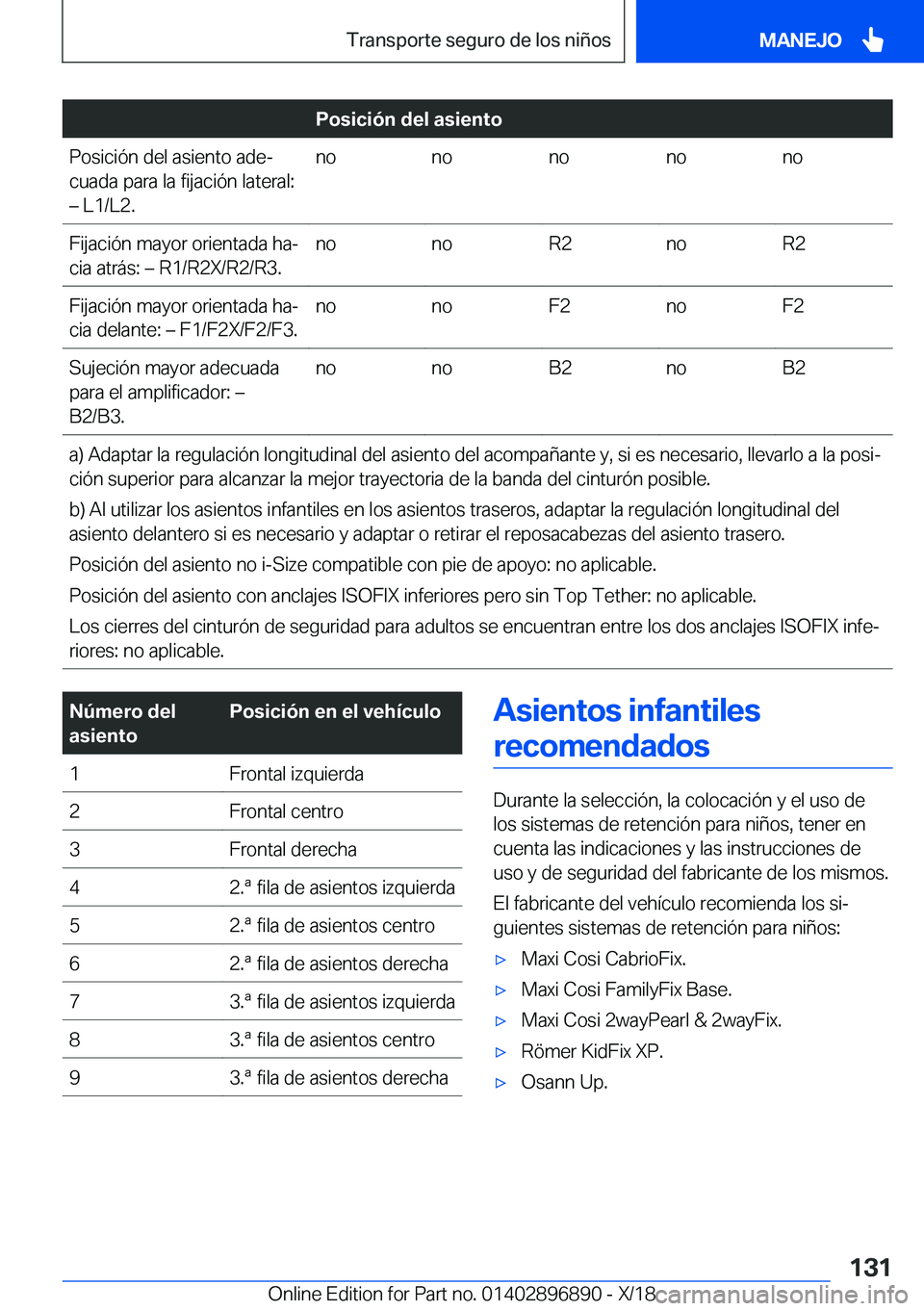 BMW 8 SERIES COUPE 2019  Manuales de Empleo (in Spanish) �P�o�s�i�c�i�