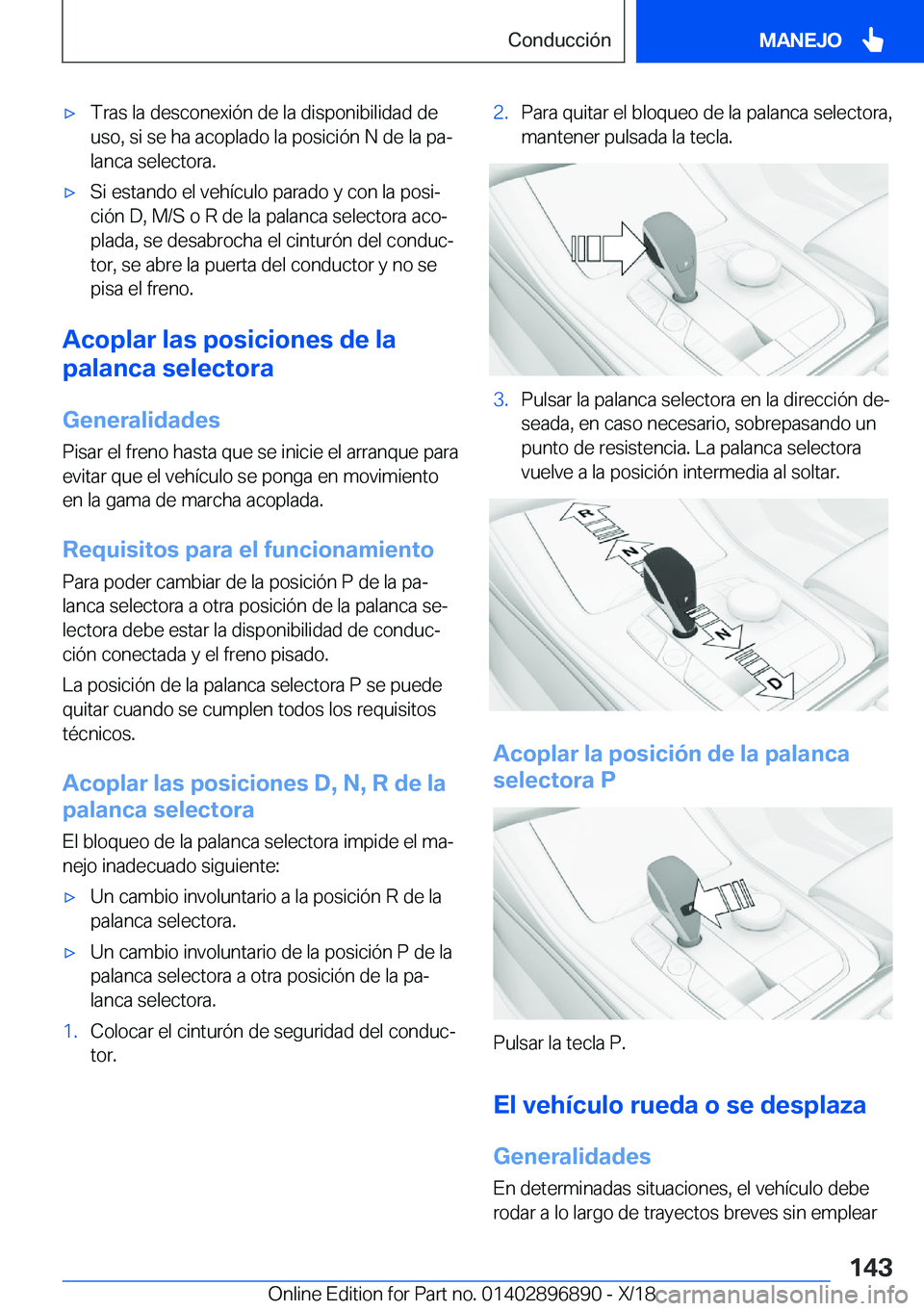 BMW 8 SERIES COUPE 2019  Manuales de Empleo (in Spanish) x�T�r�a�s��l�a��d�e�s�c�o�n�e�x�i�