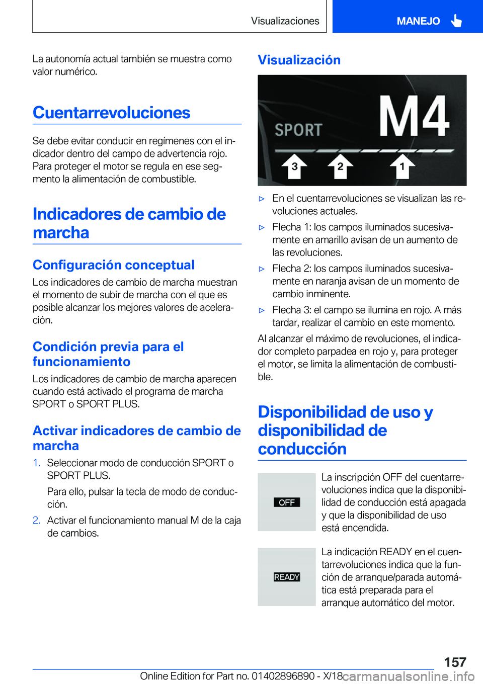 BMW 8 SERIES COUPE 2019  Manuales de Empleo (in Spanish) �L�a��a�u�t�o�n�o�m�