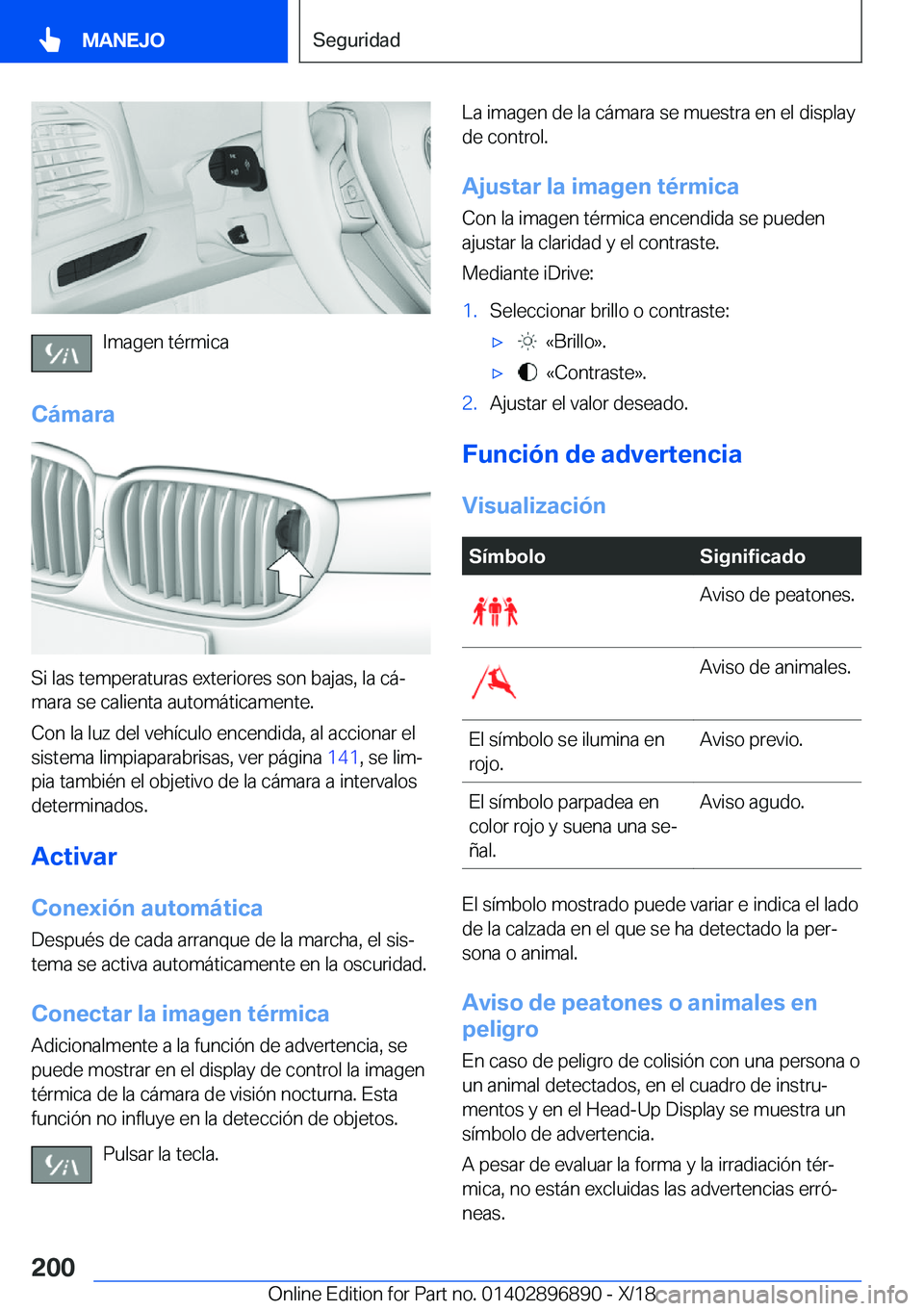 BMW 8 SERIES COUPE 2019  Manuales de Empleo (in Spanish) �I�m�a�g�e�n��t�