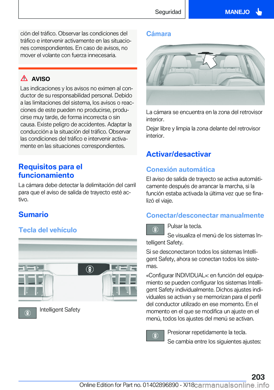 BMW 8 SERIES COUPE 2019  Manuales de Empleo (in Spanish) �c�i�