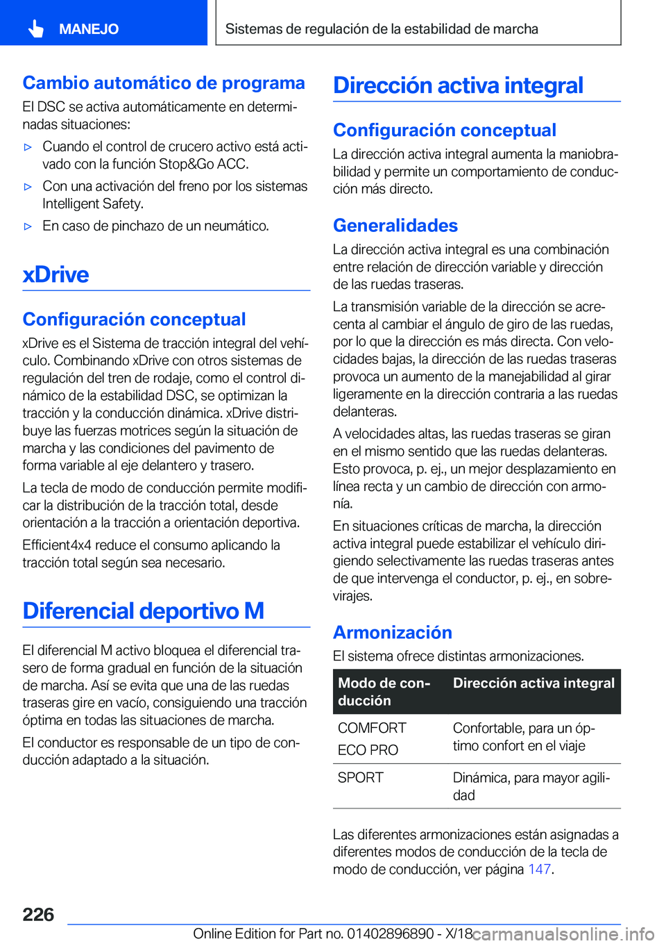 BMW 8 SERIES COUPE 2019  Manuales de Empleo (in Spanish) �C�a�m�b�i�o��a�u�t�o�m�