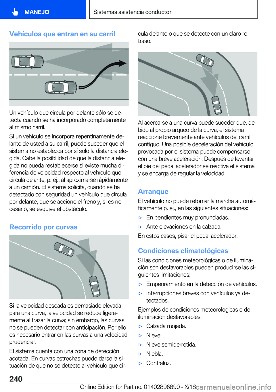 BMW 8 SERIES COUPE 2019  Manuales de Empleo (in Spanish) �V�e�h�