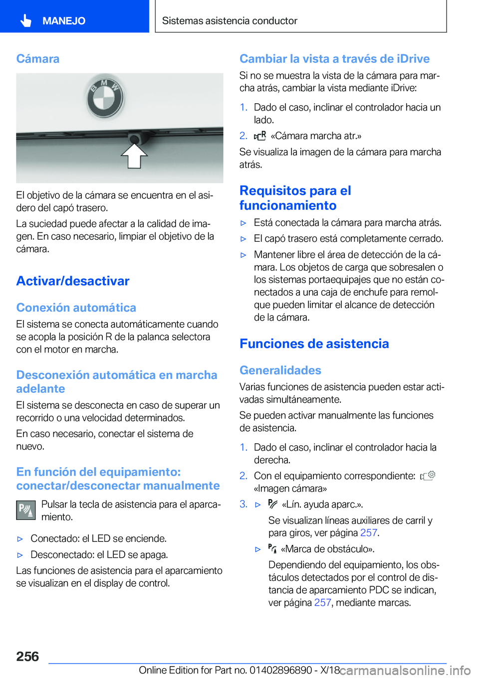 BMW 8 SERIES COUPE 2019  Manuales de Empleo (in Spanish) �C�