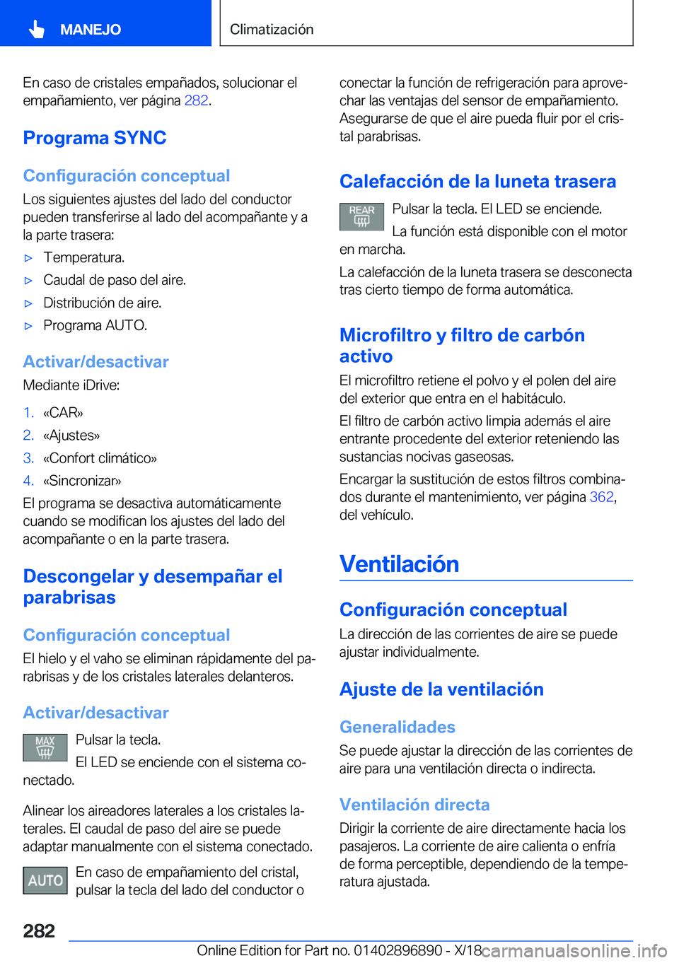 BMW 8 SERIES COUPE 2019  Manuales de Empleo (in Spanish) �E�n��c�a�s�o��d�e��c�r�i�s�t�a�l�e�s��e�m�p�a�