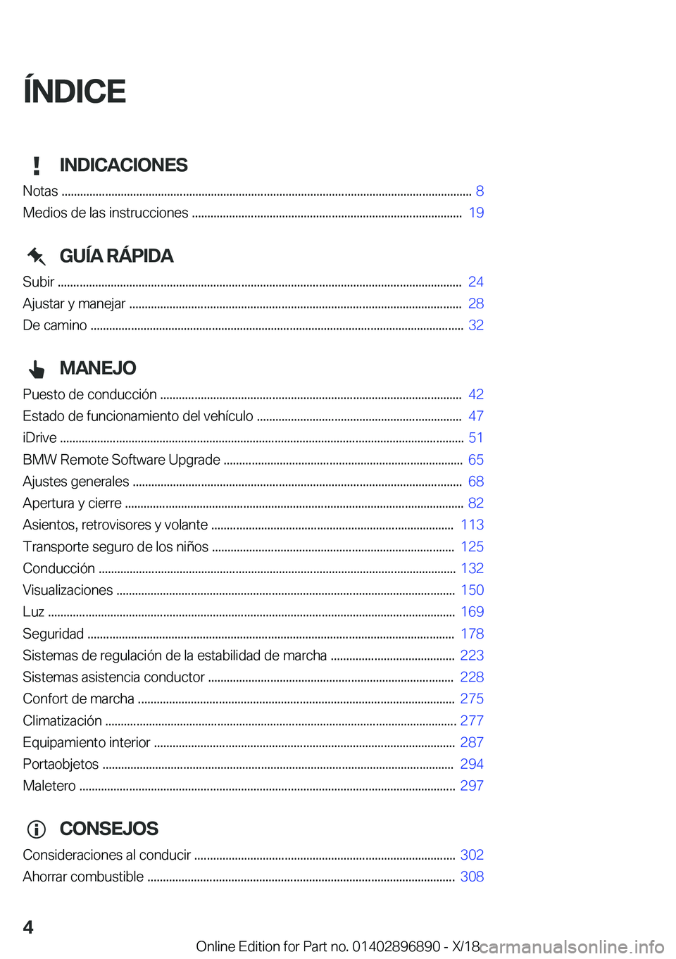 BMW 8 SERIES COUPE 2019  Manuales de Empleo (in Spanish) �