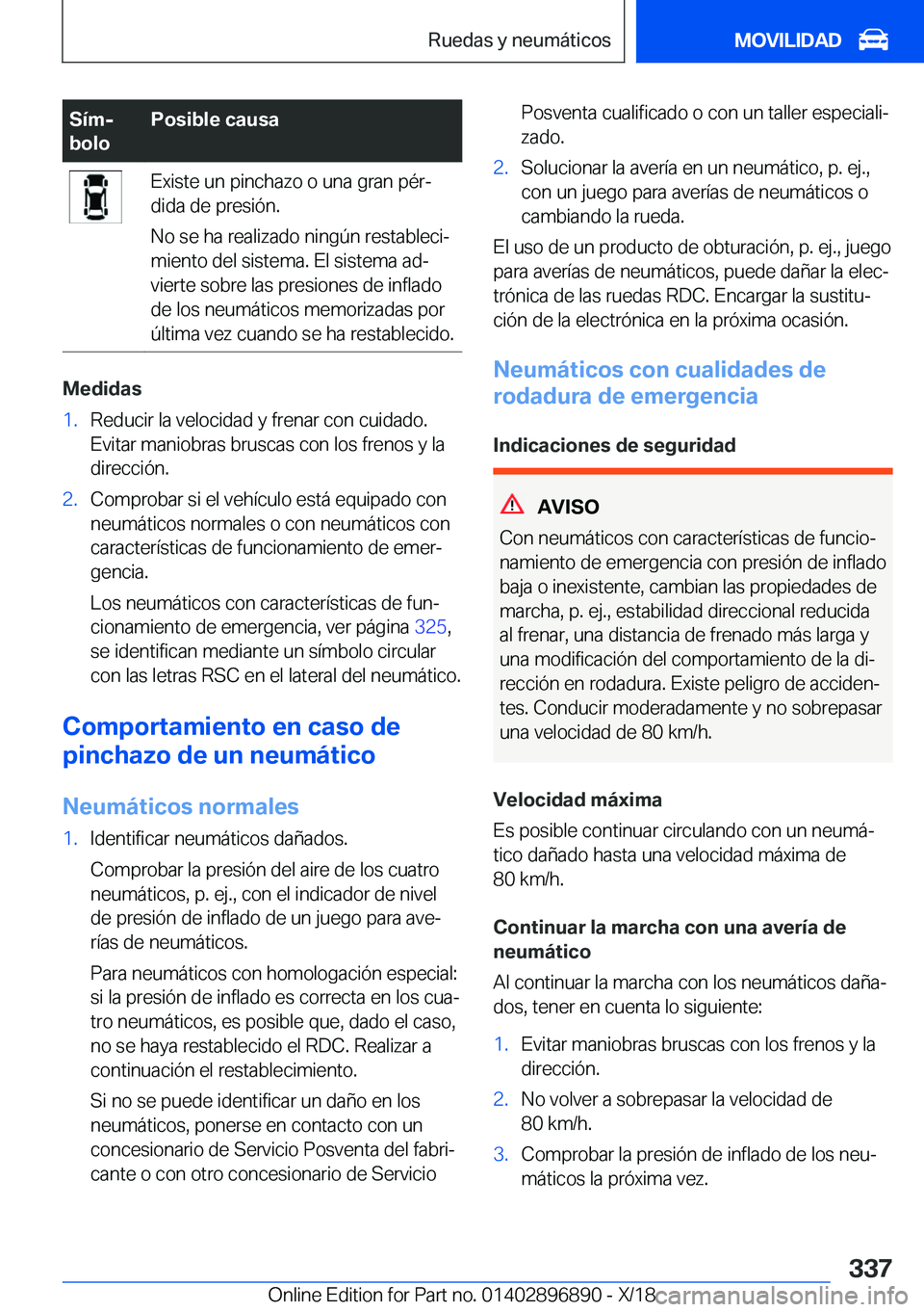 BMW 8 SERIES COUPE 2019  Manuales de Empleo (in Spanish) �S�