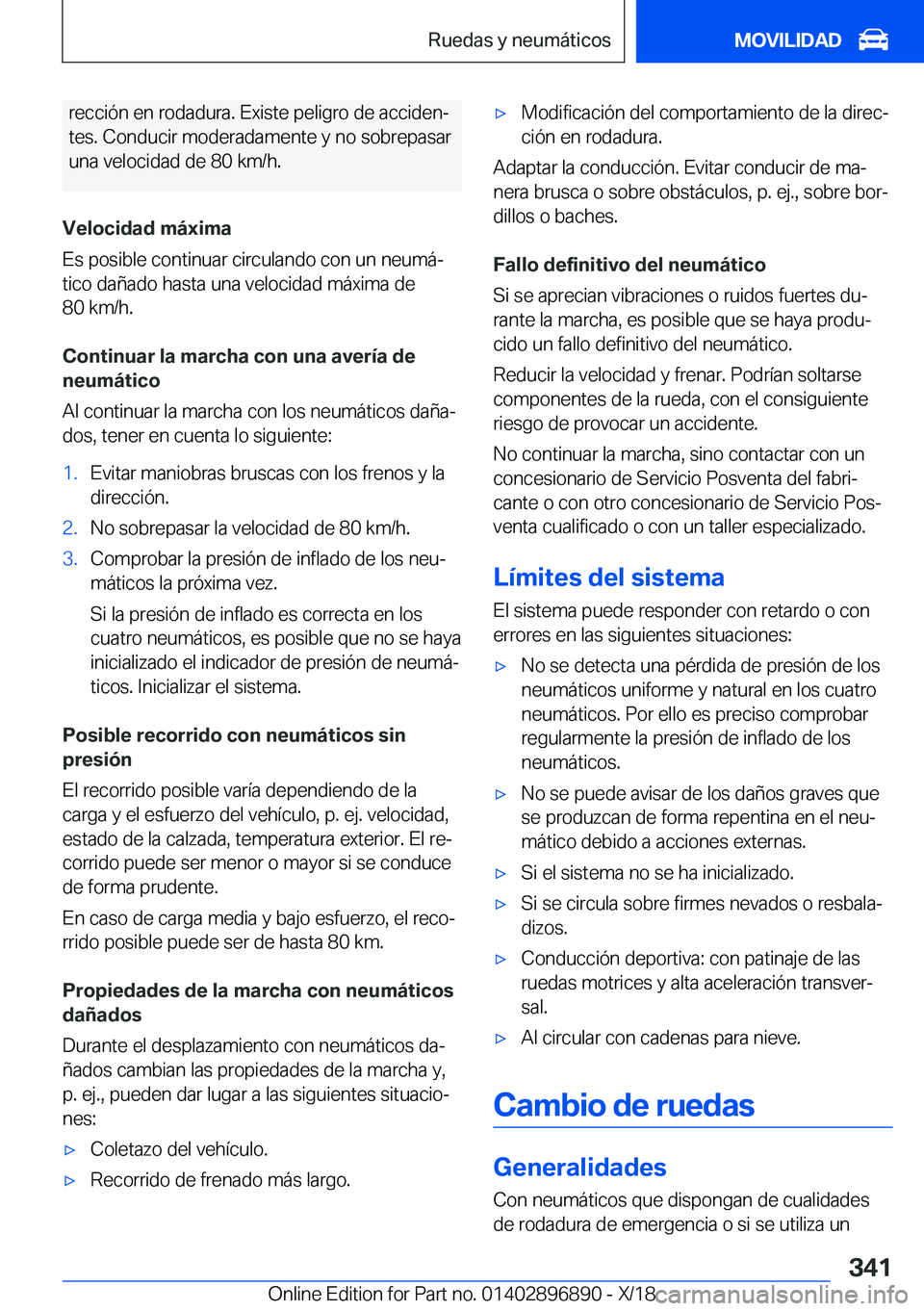 BMW 8 SERIES COUPE 2019  Manuales de Empleo (in Spanish) �r�e�c�c�i�