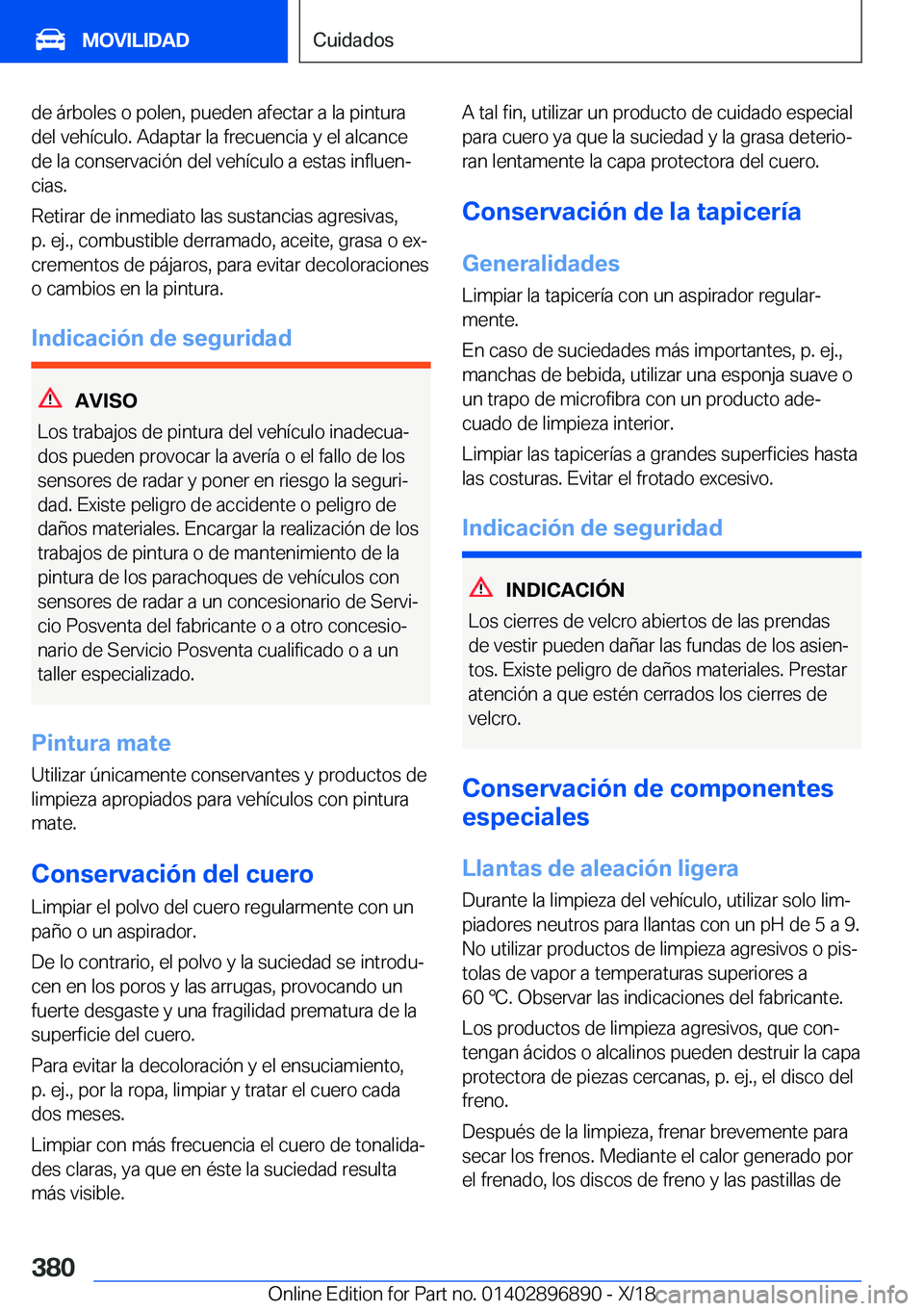 BMW 8 SERIES COUPE 2019  Manuales de Empleo (in Spanish) �d�e��
