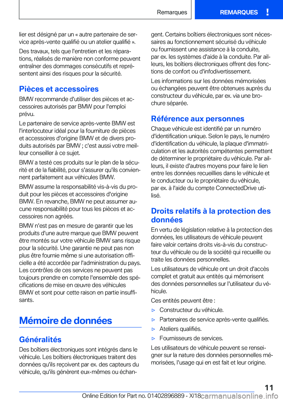 BMW 8 SERIES COUPE 2019  Notices Demploi (in French) �l�i�e�r��e�s�t��d�é�s�i�g�n�é��p�a�r��u�n��k��a�u�t�r�e��p�a�r�t�e�n�a�i�r�e��d�e��s�e�rj
�v�i�c�e��a�p�r�è�s�-�v�e�n�t�e��q�u�a�l�i�f�i�é��o�u��u�n��a�t�e�l�i�e�r��q�u�a�l�i�f�i�