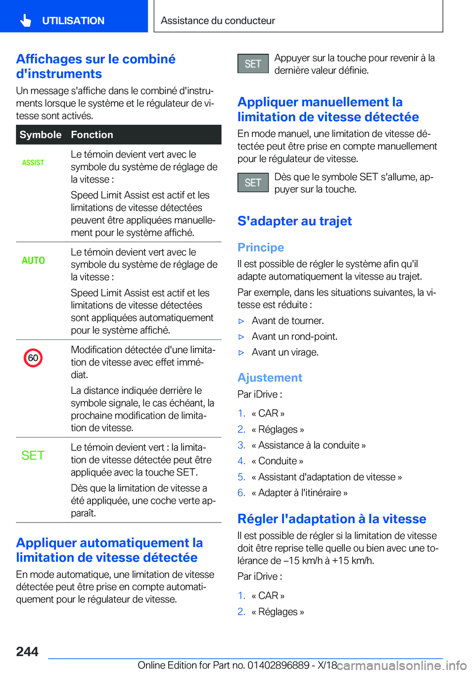 BMW 8 SERIES COUPE 2019  Notices Demploi (in French) �A�f�f�i�c�h�a�g�e�s��s�u�r��l�e��c�o�m�b�i�n�é
�d�'�i�n�s�t�r�u�m�e�n�t�s
�U�n��m�e�s�s�a�g�e��s�'�a�f�f�i�c�h�e��d�a�n�s��l�e��c�o�m�b�i�n�é��d�'�i�n�s�t�r�uj
�m�e�n�t�s��l�