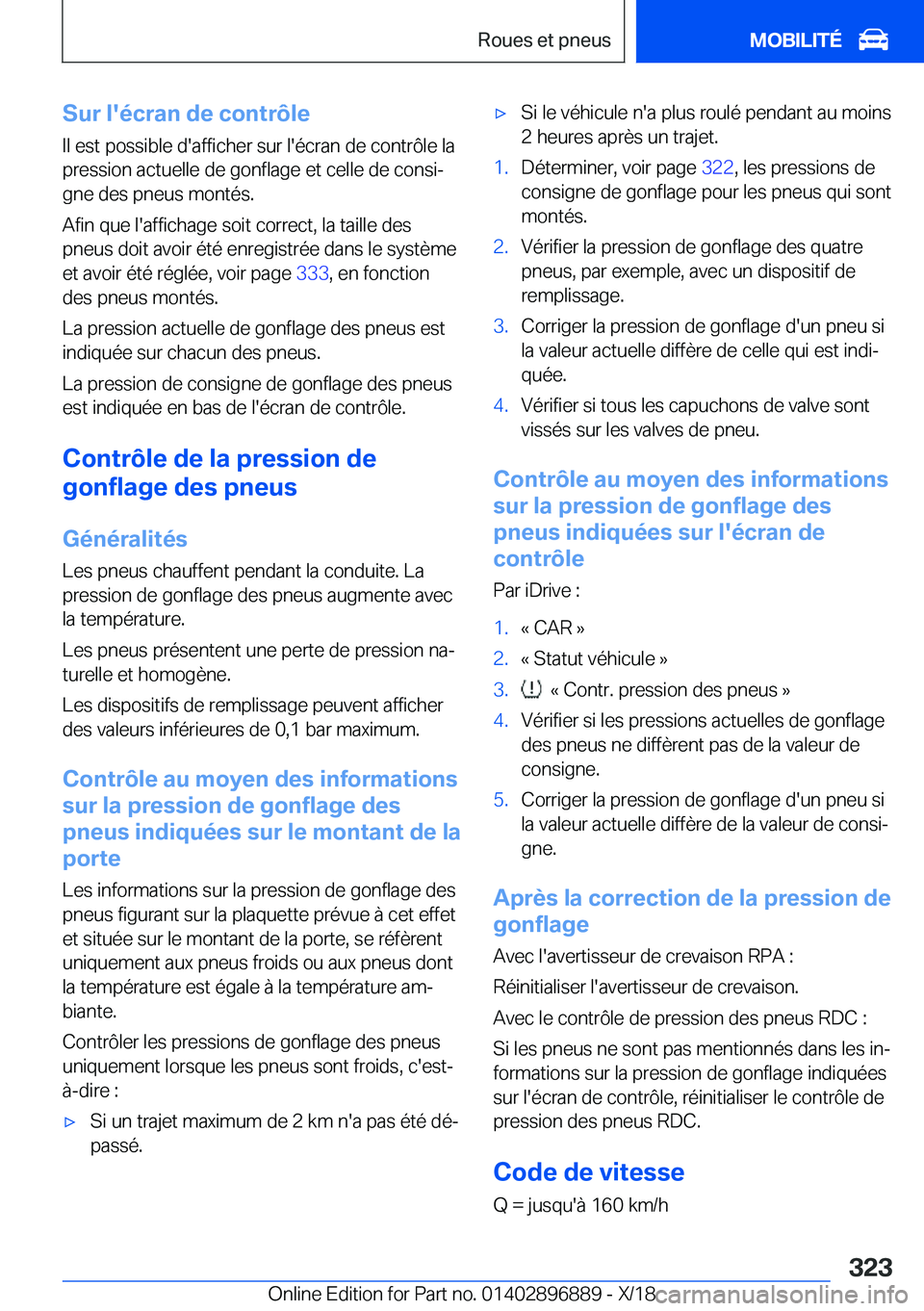 BMW 8 SERIES COUPE 2019  Notices Demploi (in French) �S�u�r��l�'�é�c�r�a�n��d�e��c�o�n�t�r�