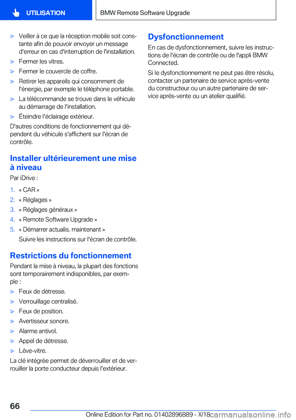 BMW 8 SERIES COUPE 2019  Notices Demploi (in French) 'x�V�e�i�l�l�e�r��