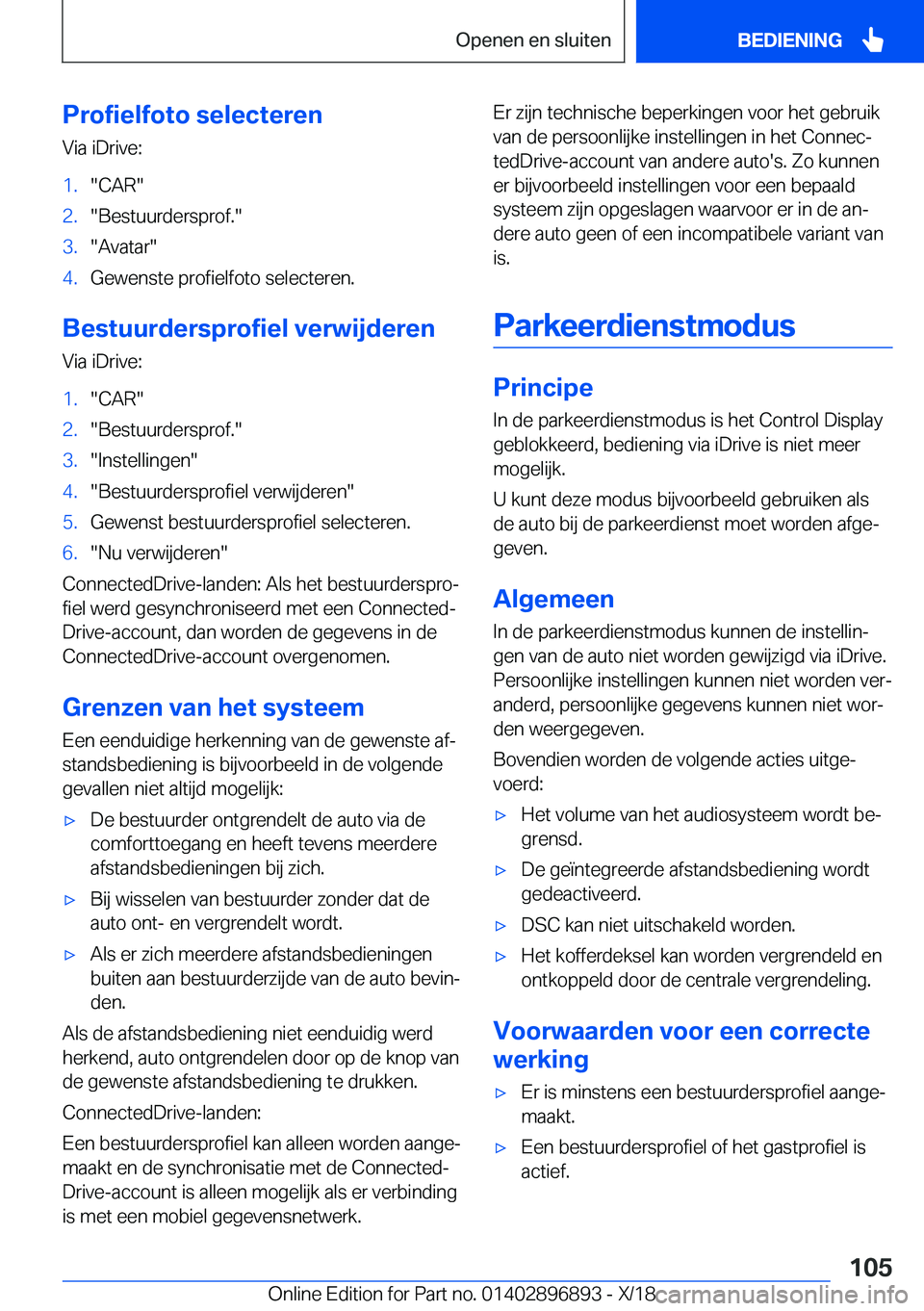 BMW 8 SERIES COUPE 2019  Instructieboekjes (in Dutch) �P�r�o�f�i�e�l�f�o�t�o��s�e�l�e�c�t�e�r�e�n
�V�i�a��i�D�r�i�v�e�:�1�.��C�A�R��2�.��B�e�s�t�u�u�r�d�e�r�s�p�r�o�f�.��3�.��A�v�a�t�a�r��4�.�G�e�w�e�n�s�t�e��p�r�o�f�i�e�l�f�o�t�o��s�e�l�e�c�t�