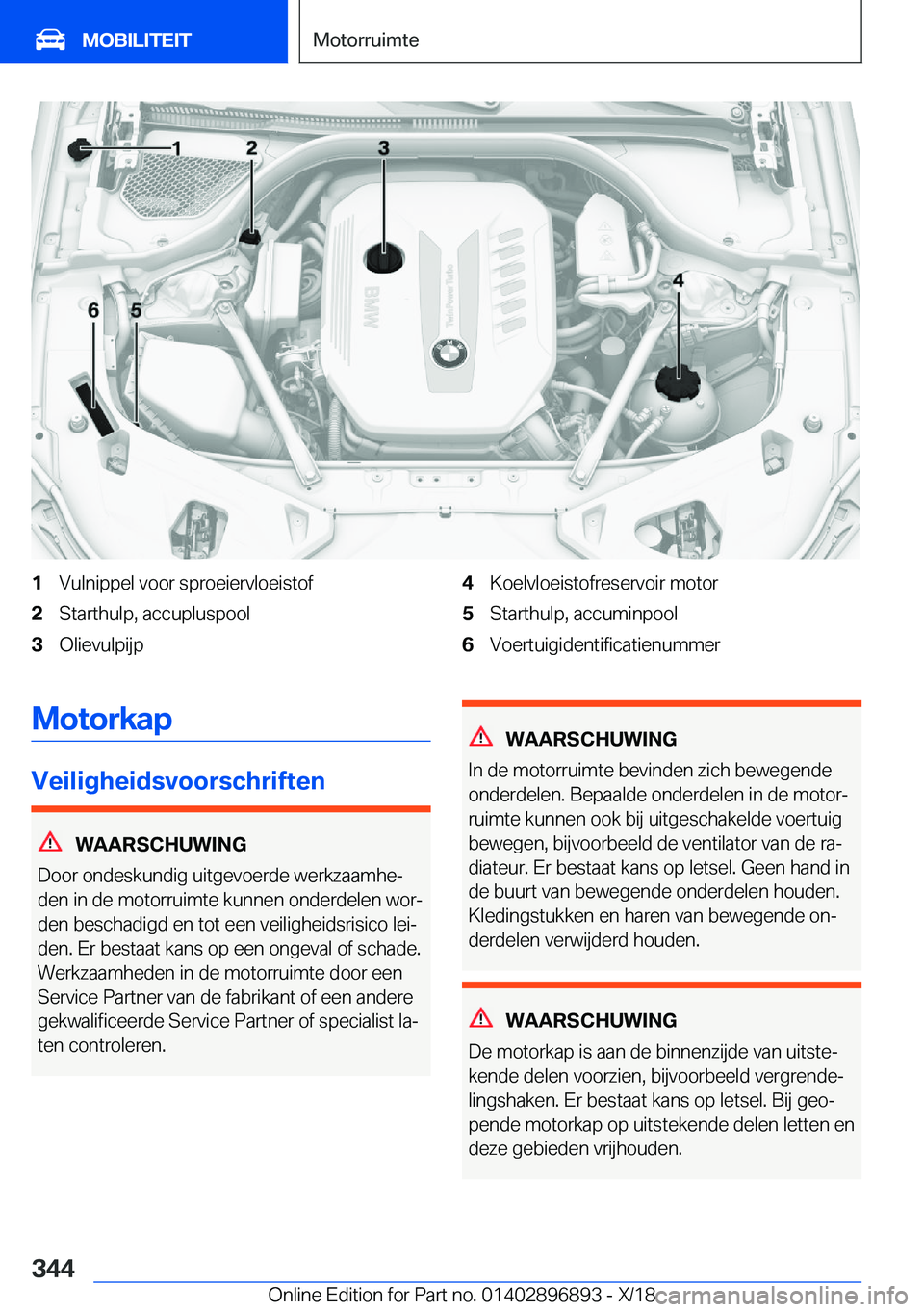 BMW 8 SERIES COUPE 2019  Instructieboekjes (in Dutch) �1�V�u�l�n�i�p�p�e�l��v�o�o�r��s�p�r�o�e�i�e�r�v�l�o�e�i�s�t�o�f�2�S�t�a�r�t�h�u�l�p�,��a�c�c�u�p�l�u�s�p�o�o�l�3�O�l�i�e�v�u�l�p�i�j�p�4�K�o�e�l�v�l�o�e�i�s�t�o�f�r�e�s�e�r�v�o�i�r��m�o�t�o�r�5�S