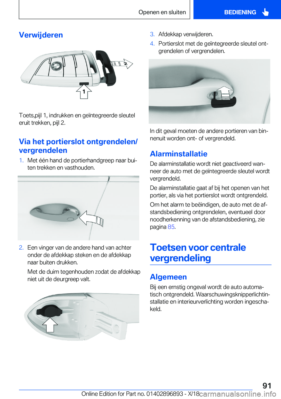 BMW 8 SERIES COUPE 2019  Instructieboekjes (in Dutch) �V�e�r�w�i�j�d�e�r�e�n
�T�o�e�t�s�,�p�i�j�l��1�,��i�n�d�r�u�k�k�e�n��e�n��g�e�