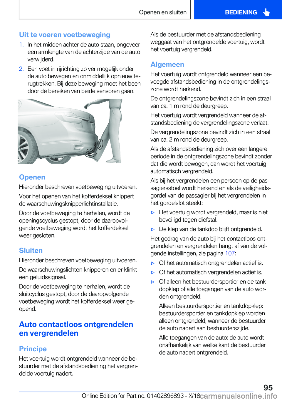 BMW 8 SERIES COUPE 2019  Instructieboekjes (in Dutch) �U�i�t��t�e��v�o�e�r�e�n��v�o�e�t�b�e�w�e�g�i�n�g�1�.�I�n��h�e�t��m�i�d�d�e�n��a�c�h�t�e�r��d�e��a�u�t�o��s�t�a�a�n�,��o�n�g�e�v�e�e�r
�e�e�n��a�r�m�l�e�n�g�t�e��v�a�n��d�e��a�c�h�t�e�r�
