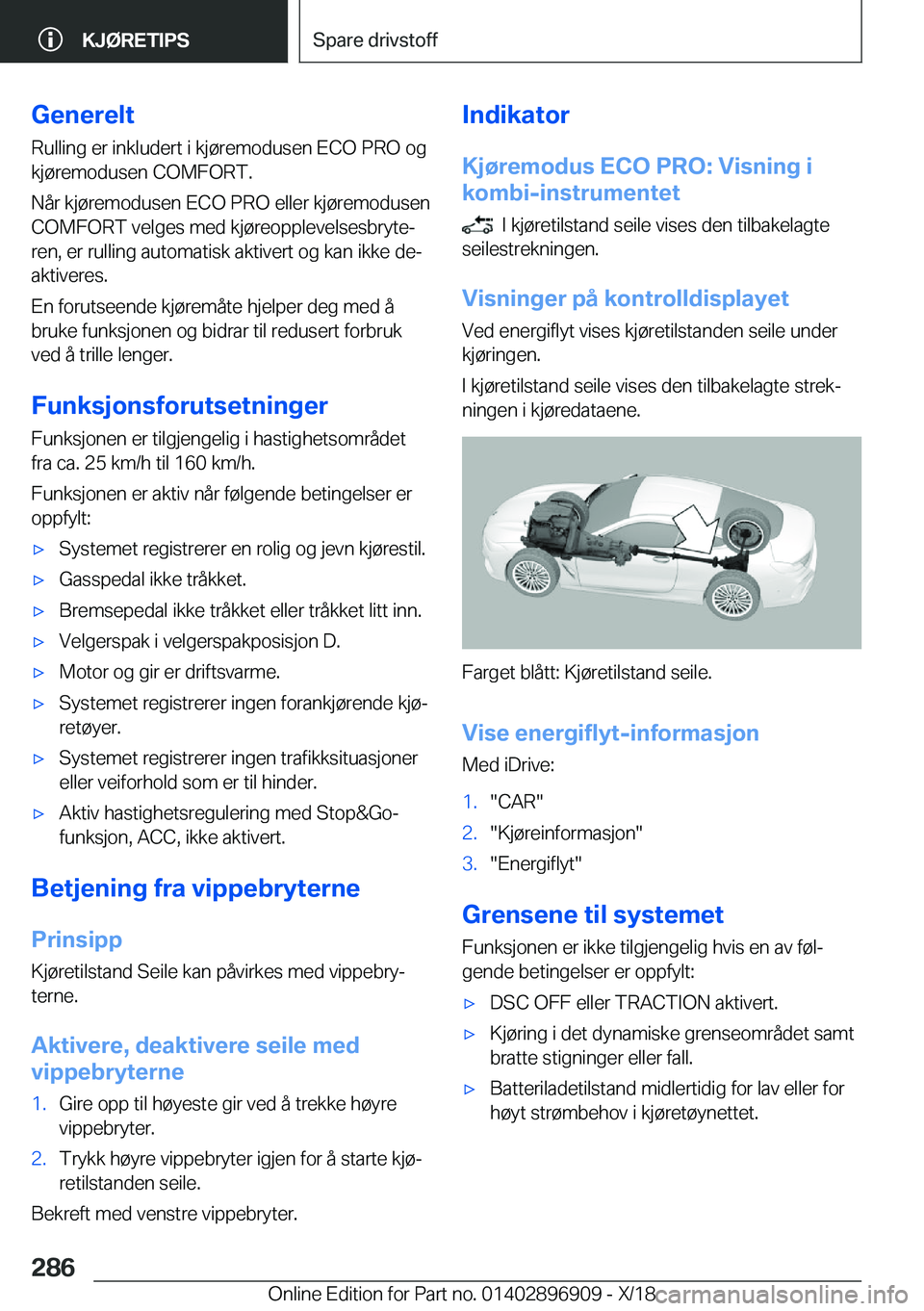 BMW 8 SERIES COUPE 2019  InstruksjonsbØker (in Norwegian) �G�e�n�e�r�e�l�t�R�u�l�l�i�n�g��e�r��i�n�k�l�u�d�e�r�t��i��k�j�