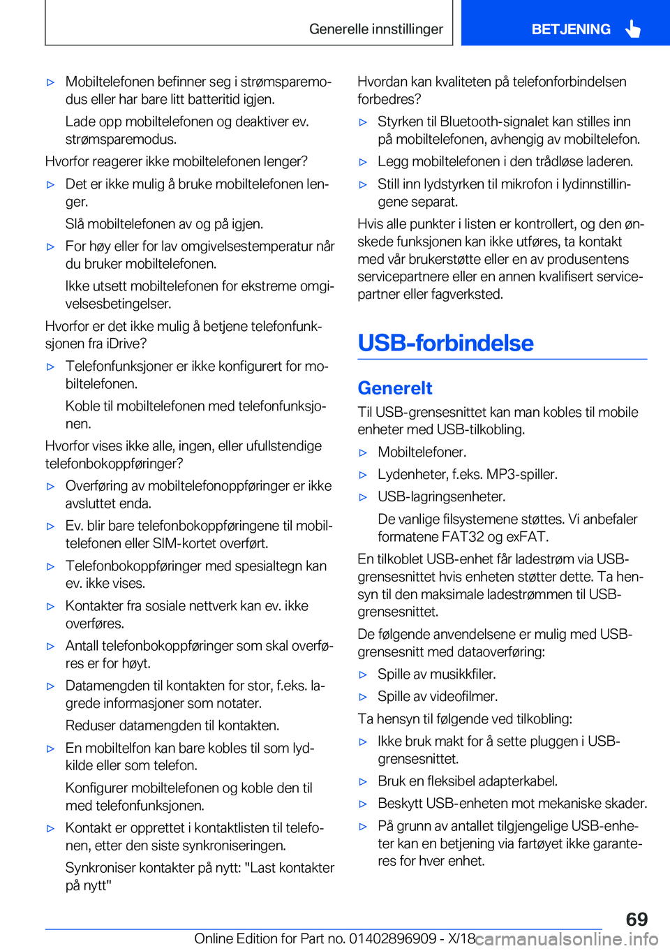BMW 8 SERIES COUPE 2019  InstruksjonsbØker (in Norwegian) x�M�o�b�i�l�t�e�l�e�f�o�n�e�n��b�e�f�i�n�n�e�r��s�e�g��i��s�t�r�