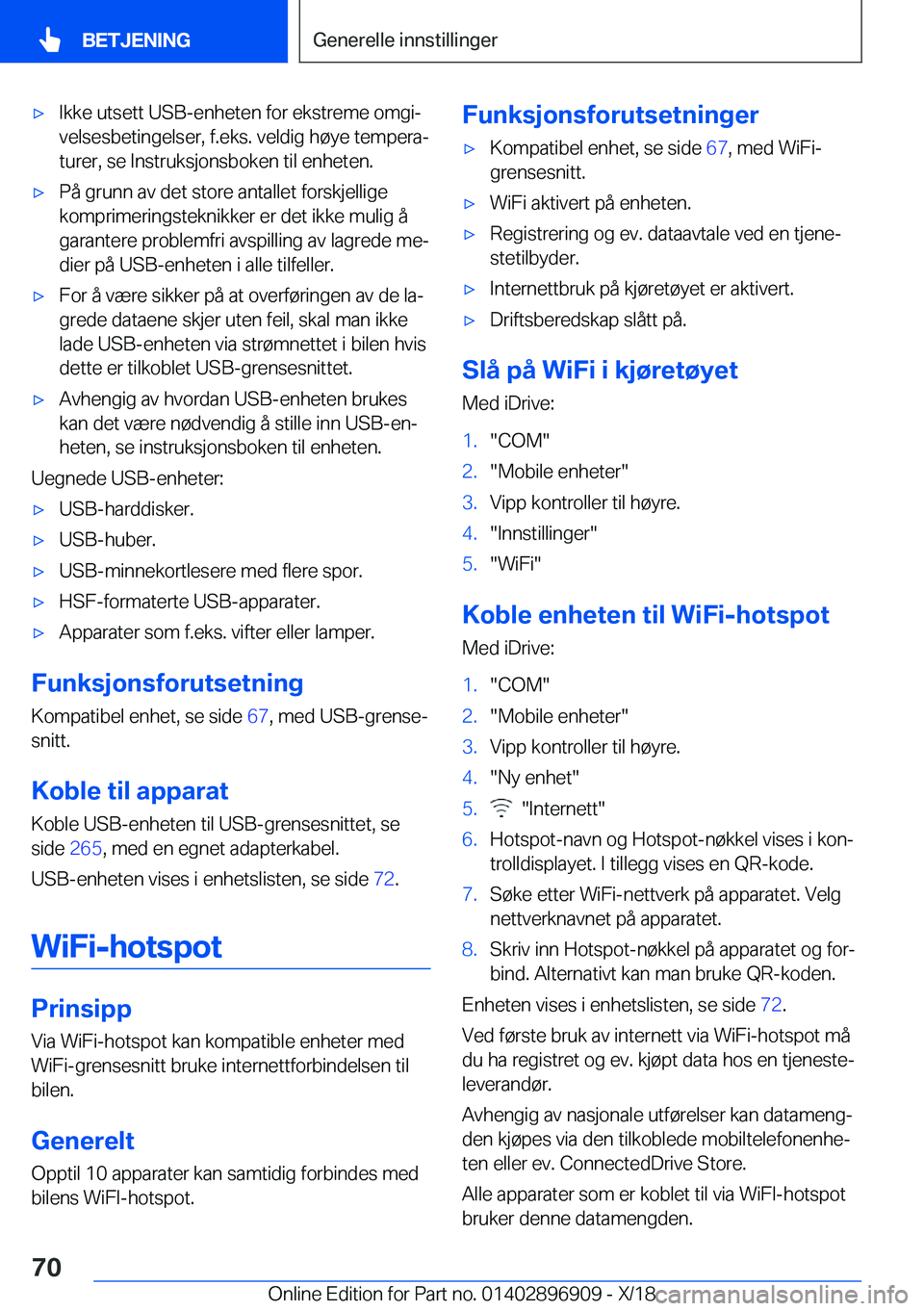 BMW 8 SERIES COUPE 2019  InstruksjonsbØker (in Norwegian) x�I�k�k�e��u�t�s�e�t�t��U�S�B�-�e�n�h�e�t�e�n��f�o�r��e�k�s�t�r�e�m�e��o�m�g�ij
�v�e�l�s�e�s�b�e�t�i�n�g�e�l�s�e�r�,��f�.�e�k�s�.��v�e�l�d�i�g��h�