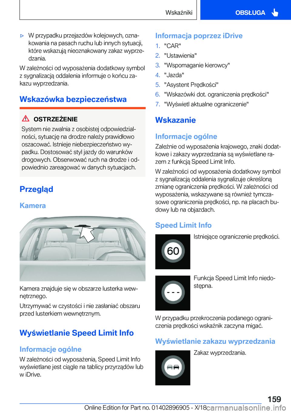 BMW 8 SERIES COUPE 2019  Instrukcja obsługi (in Polish) 'x�W��p�r�z�y�p�a�d�k�u��p�r�z�e�j�a�z�d�