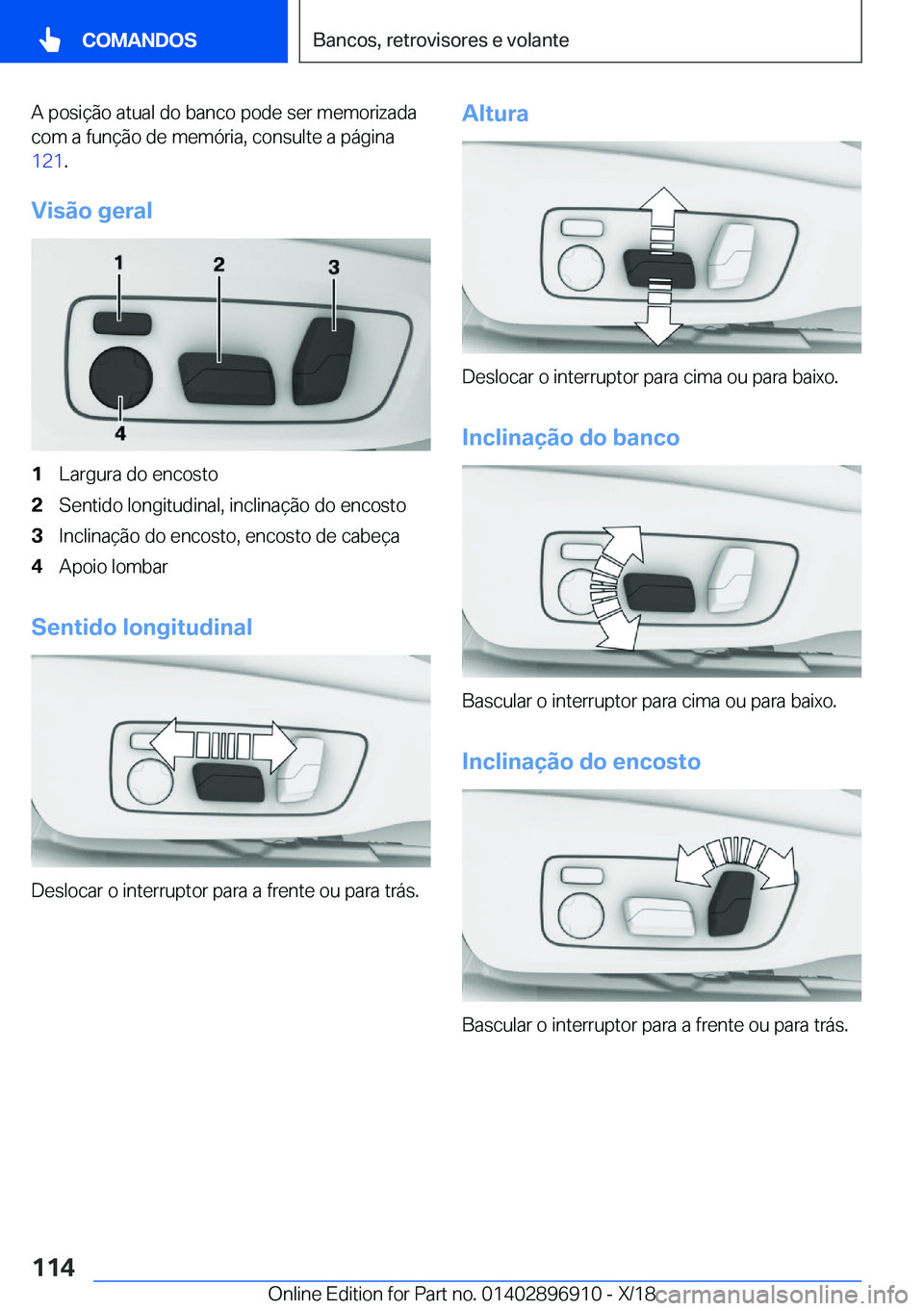 BMW 8 SERIES COUPE 2019  Manual do condutor (in Portuguese) �A��p�o�s�i�