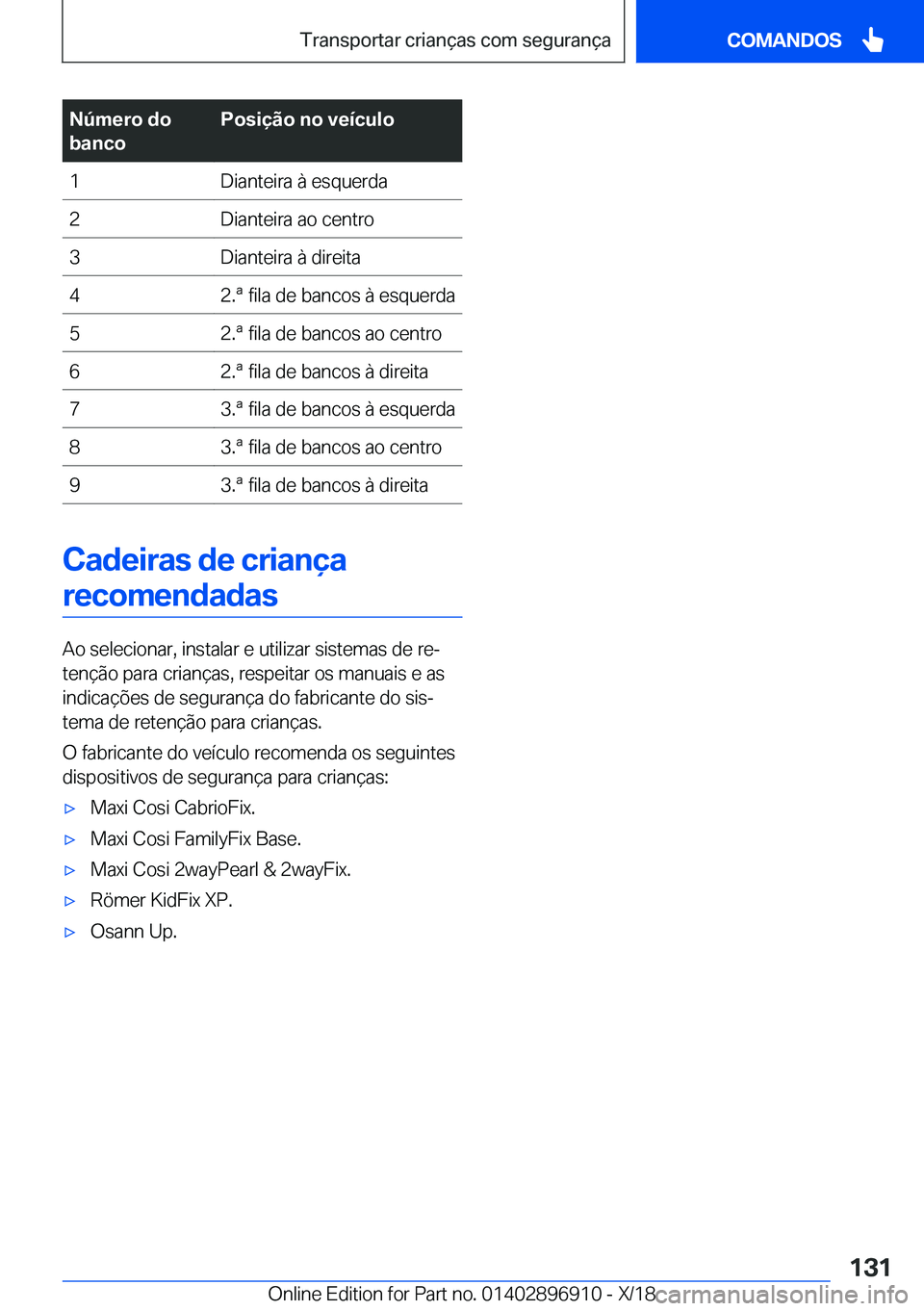 BMW 8 SERIES COUPE 2019  Manual do condutor (in Portuguese) �N�