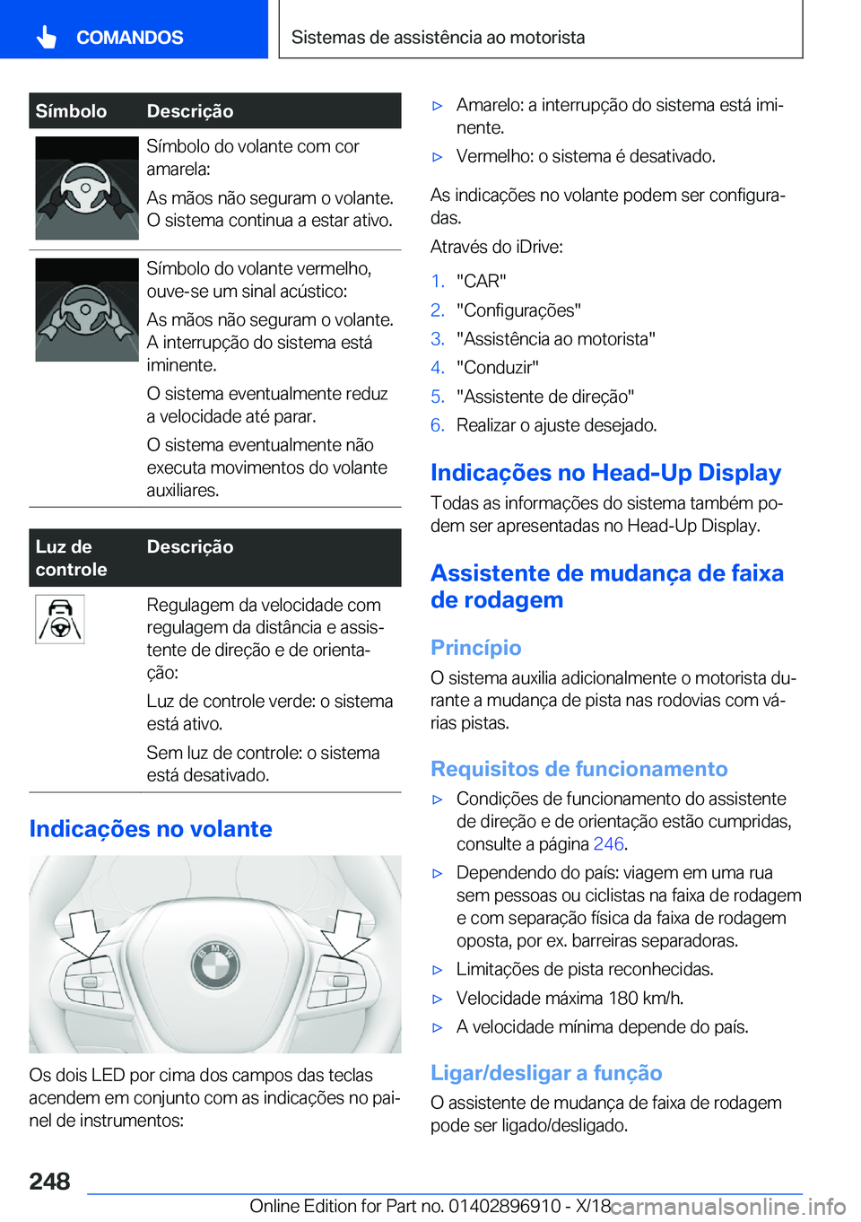 BMW 8 SERIES COUPE 2019  Manual do condutor (in Portuguese) �S�