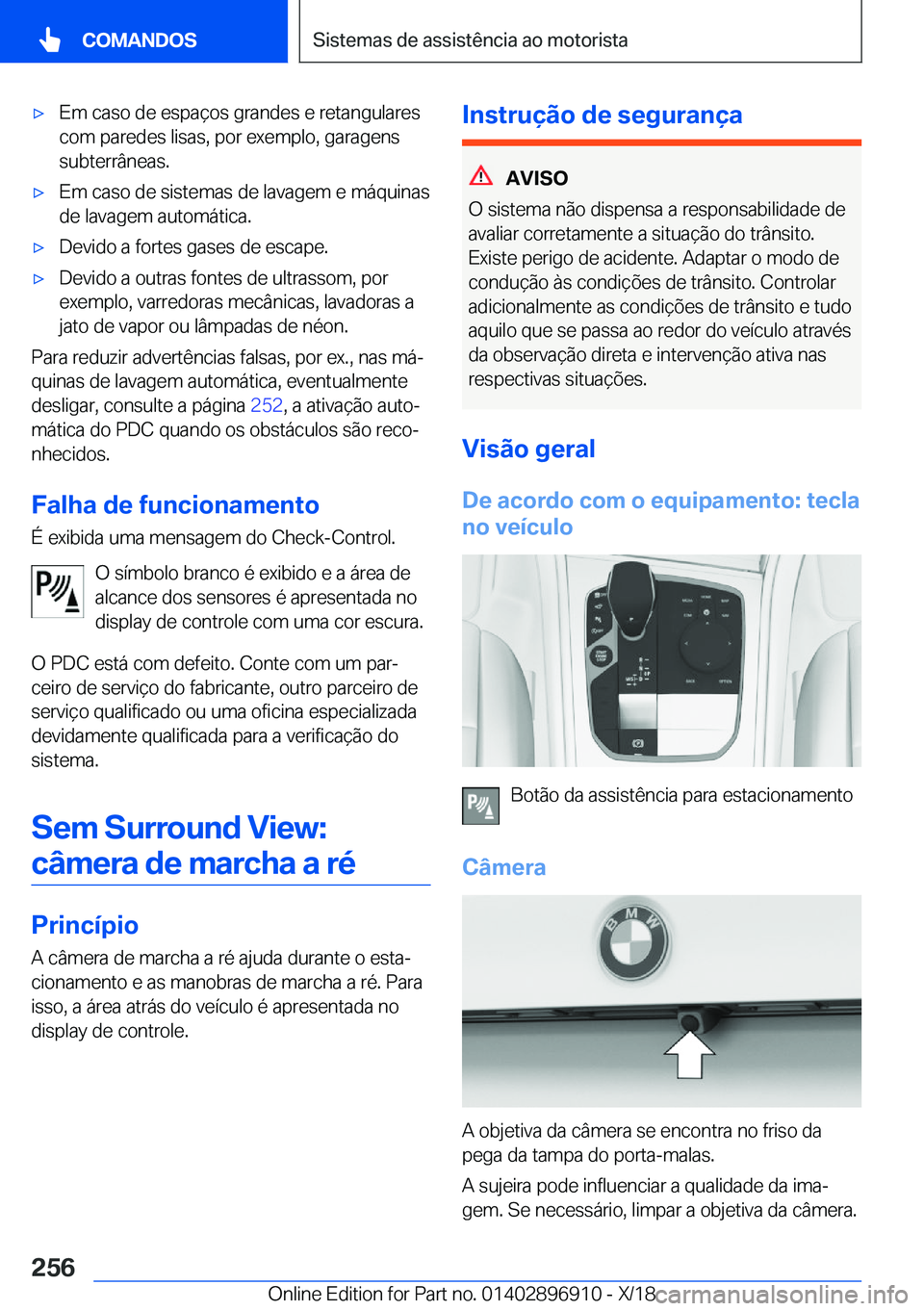 BMW 8 SERIES COUPE 2019  Manual do condutor (in Portuguese) x�E�m��c�a�s�o��d�e��e�s�p�a�