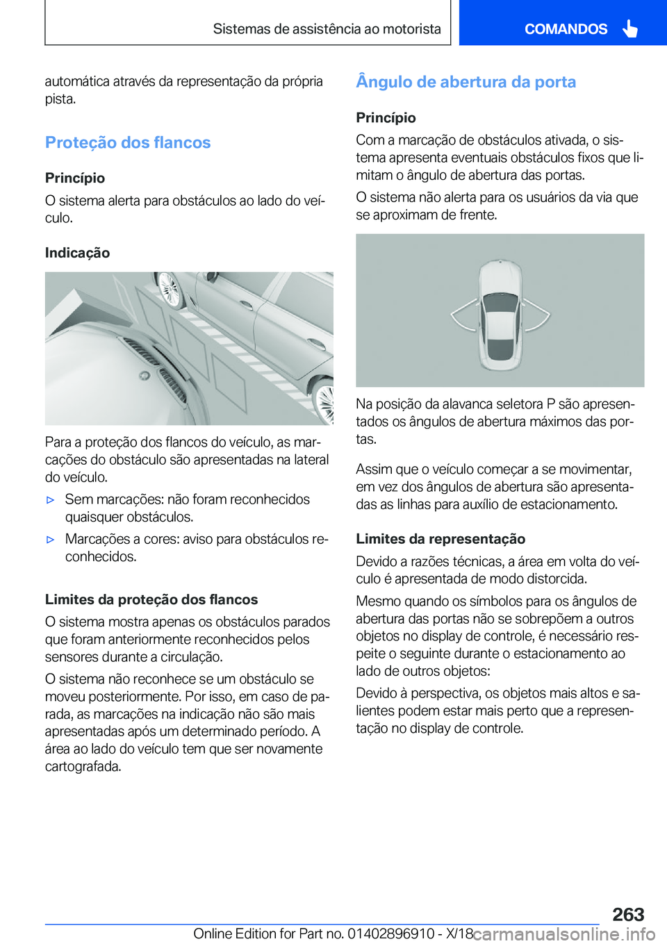 BMW 8 SERIES COUPE 2019  Manual do condutor (in Portuguese) �a�u�t�o�m�á�t�i�c�a��a�t�r�a�v�é�s��d�a��r�e�p�r�e�s�e�n�t�a�