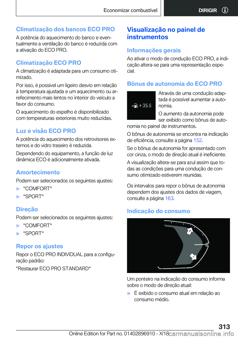 BMW 8 SERIES COUPE 2019  Manual do condutor (in Portuguese) �C�l�i�m�a�t�i�z�a�