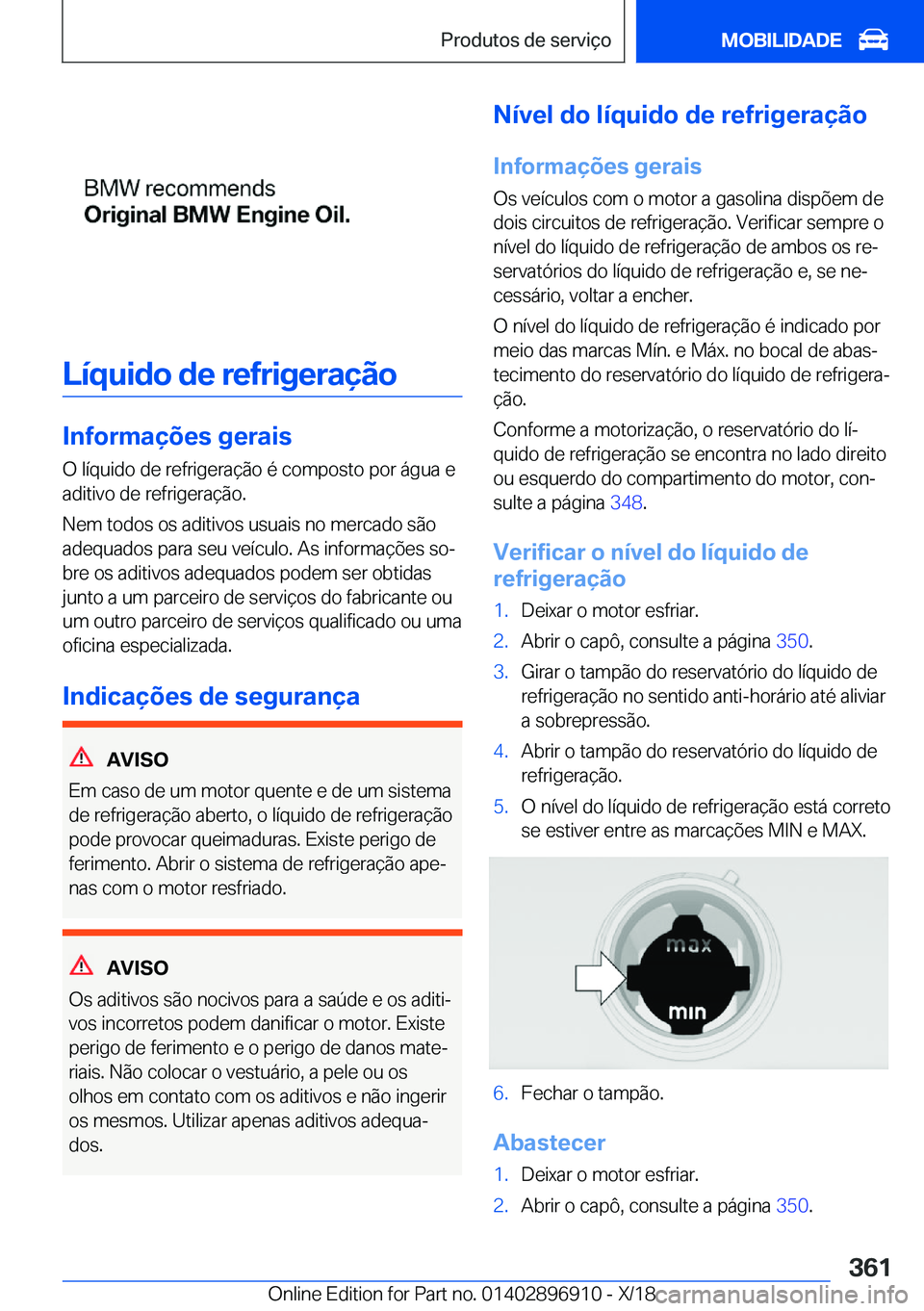 BMW 8 SERIES COUPE 2019  Manual do condutor (in Portuguese) �L�