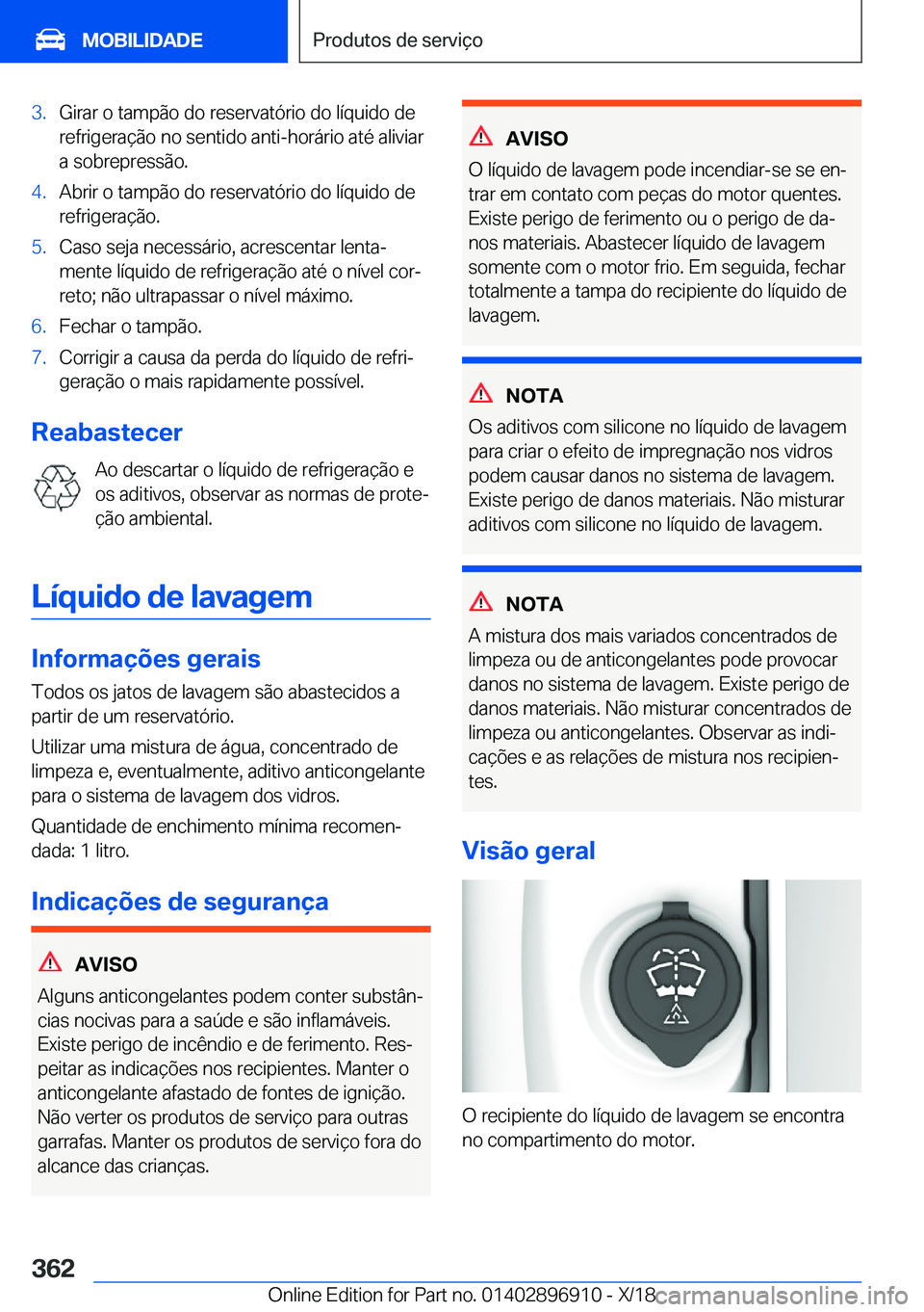 BMW 8 SERIES COUPE 2019  Manual do condutor (in Portuguese) �3�.�G�i�r�a�r��o��t�a�m�p�ã�o��d�o��r�e�s�e�r�v�a�t�ó�r�i�o��d�o��l�