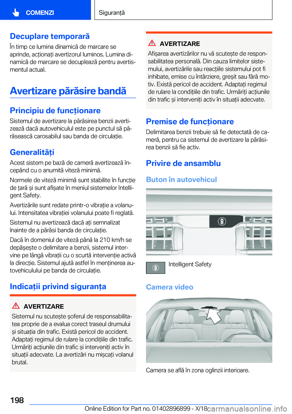 BMW 8 SERIES COUPE 2019  Ghiduri De Utilizare (in Romanian) �D�e�c�u�p�l�a�r�e��t�e�m�p�o�r�a�r�