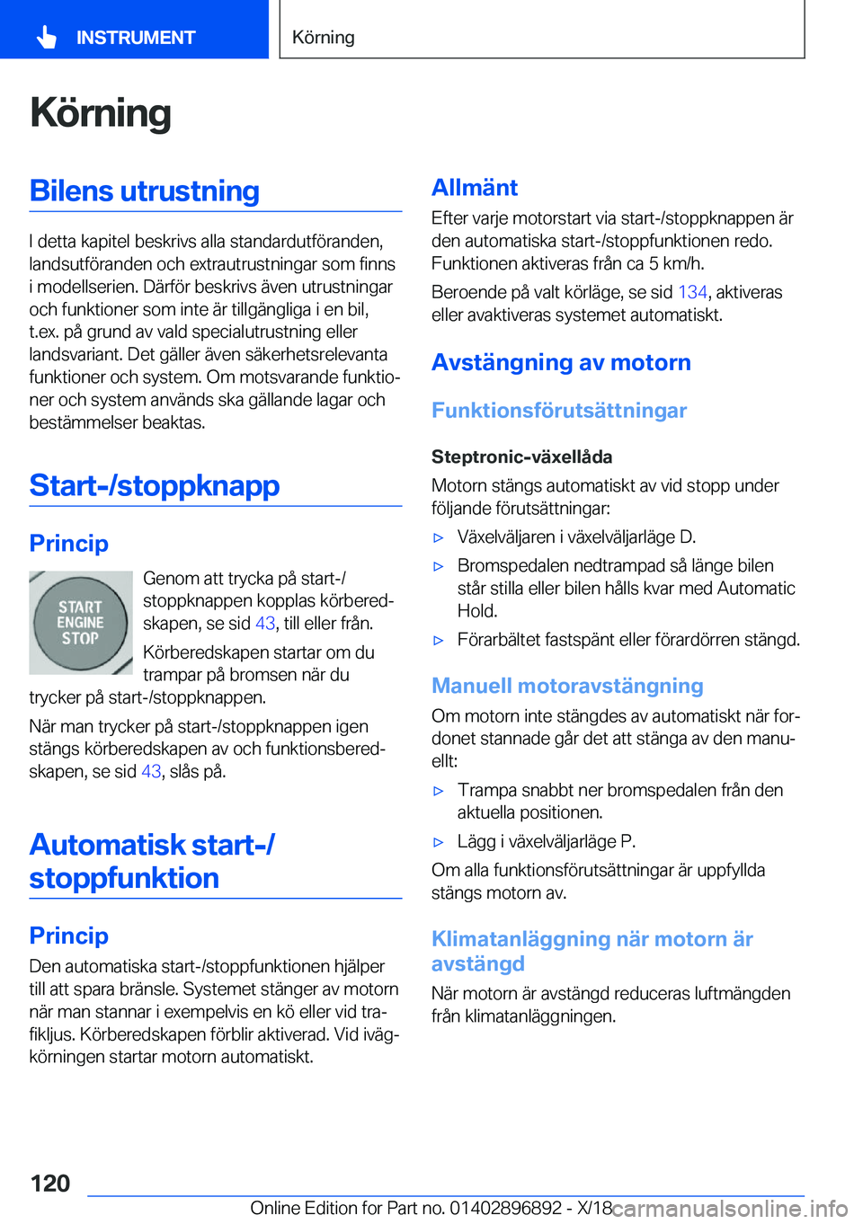 BMW 8 SERIES COUPE 2019  InstruktionsbÖcker (in Swedish) �K�