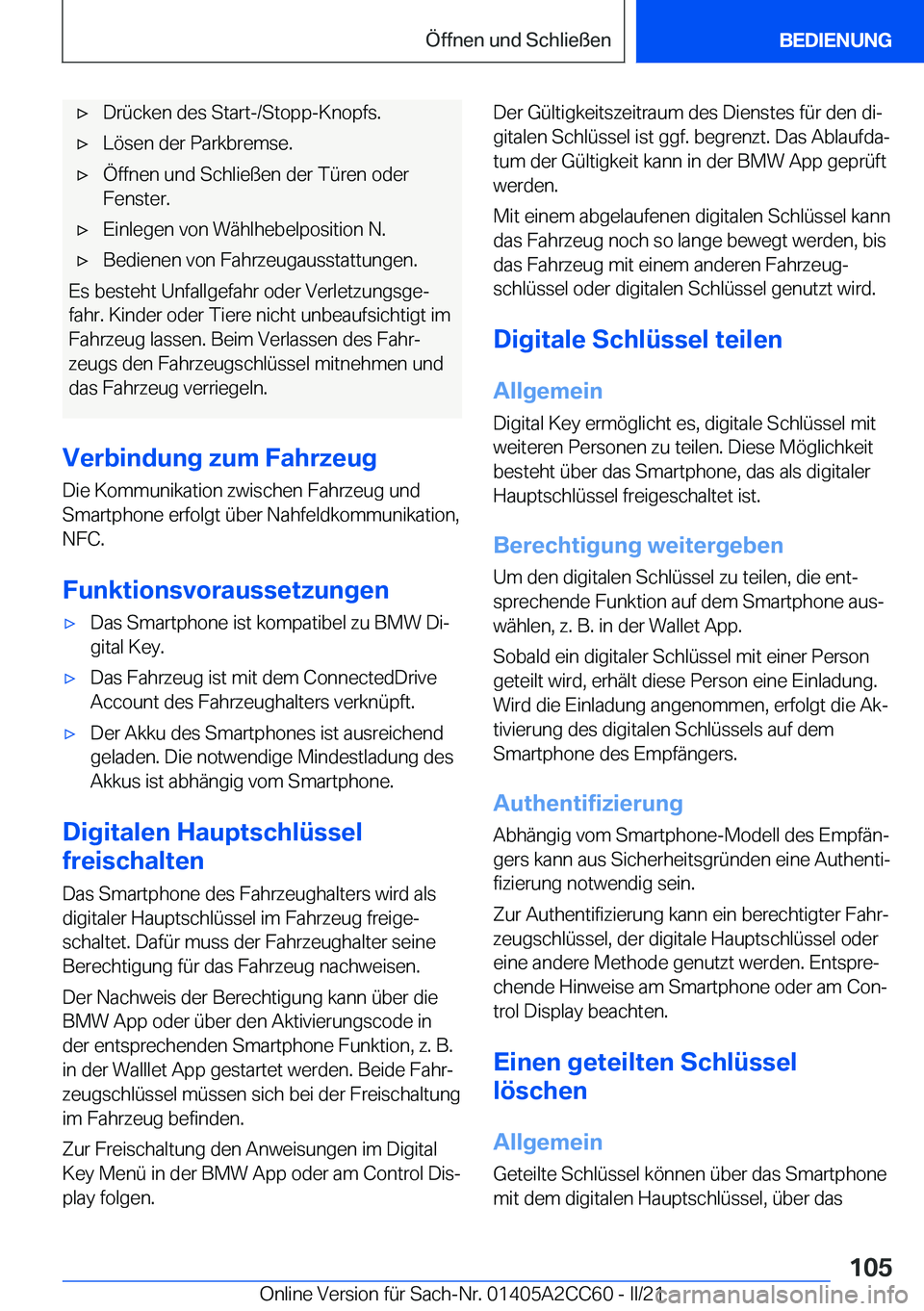 BMW 8 SERIES GRAN COUPE 2022  Betriebsanleitungen (in German) x�D�r�