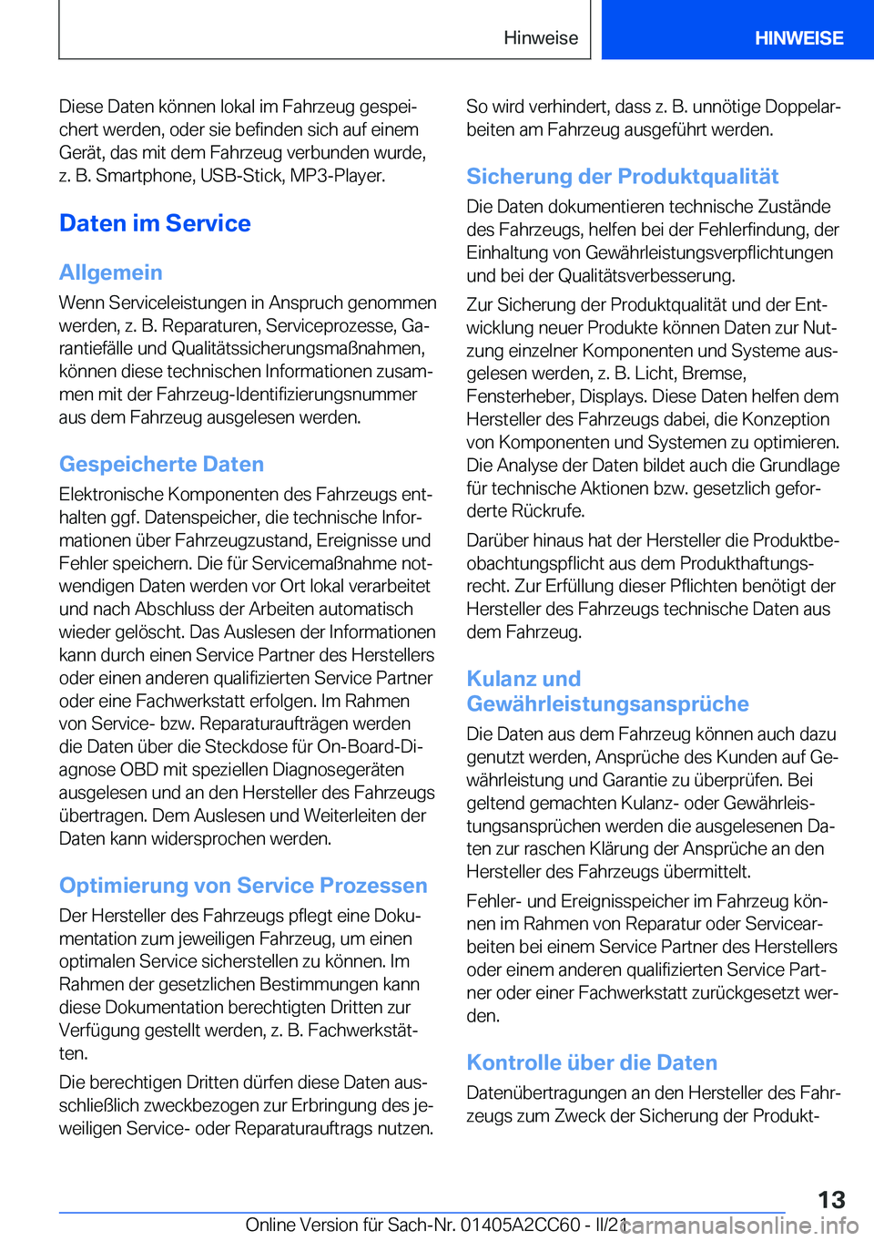 BMW 8 SERIES GRAN COUPE 2022  Betriebsanleitungen (in German) �D�i�e�s�e��D�a�t�e�n��k�