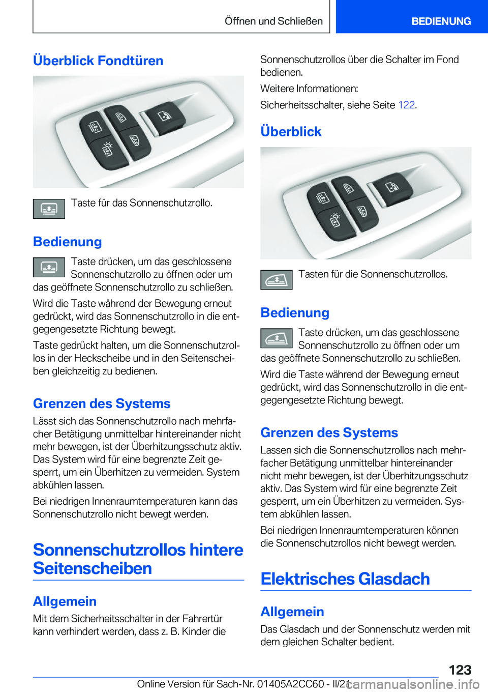 BMW 8 SERIES GRAN COUPE 2022  Betriebsanleitungen (in German) �
