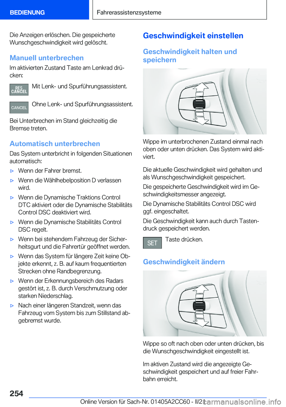 BMW 8 SERIES GRAN COUPE 2022  Betriebsanleitungen (in German) �D�i�e��A�n�z�e�i�g�e�n��e�r�l�