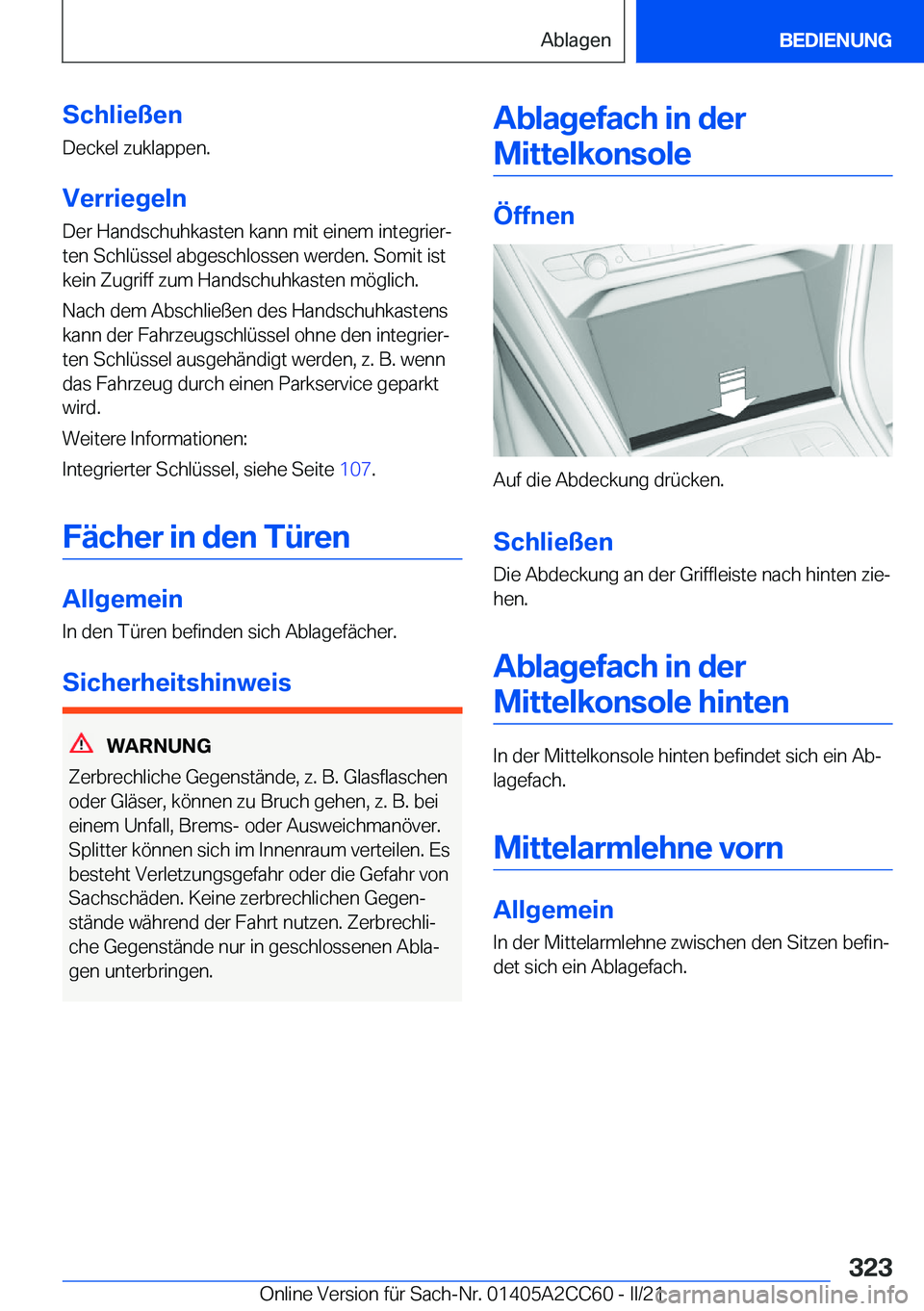 BMW 8 SERIES GRAN COUPE 2022  Betriebsanleitungen (in German) �S�c�h�l�i�e�
