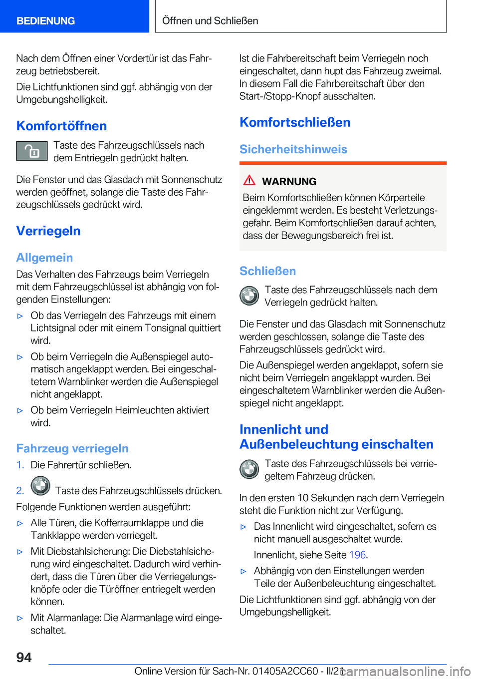 BMW 8 SERIES GRAN COUPE 2022  Betriebsanleitungen (in German) �N�a�c�h��d�e�m��